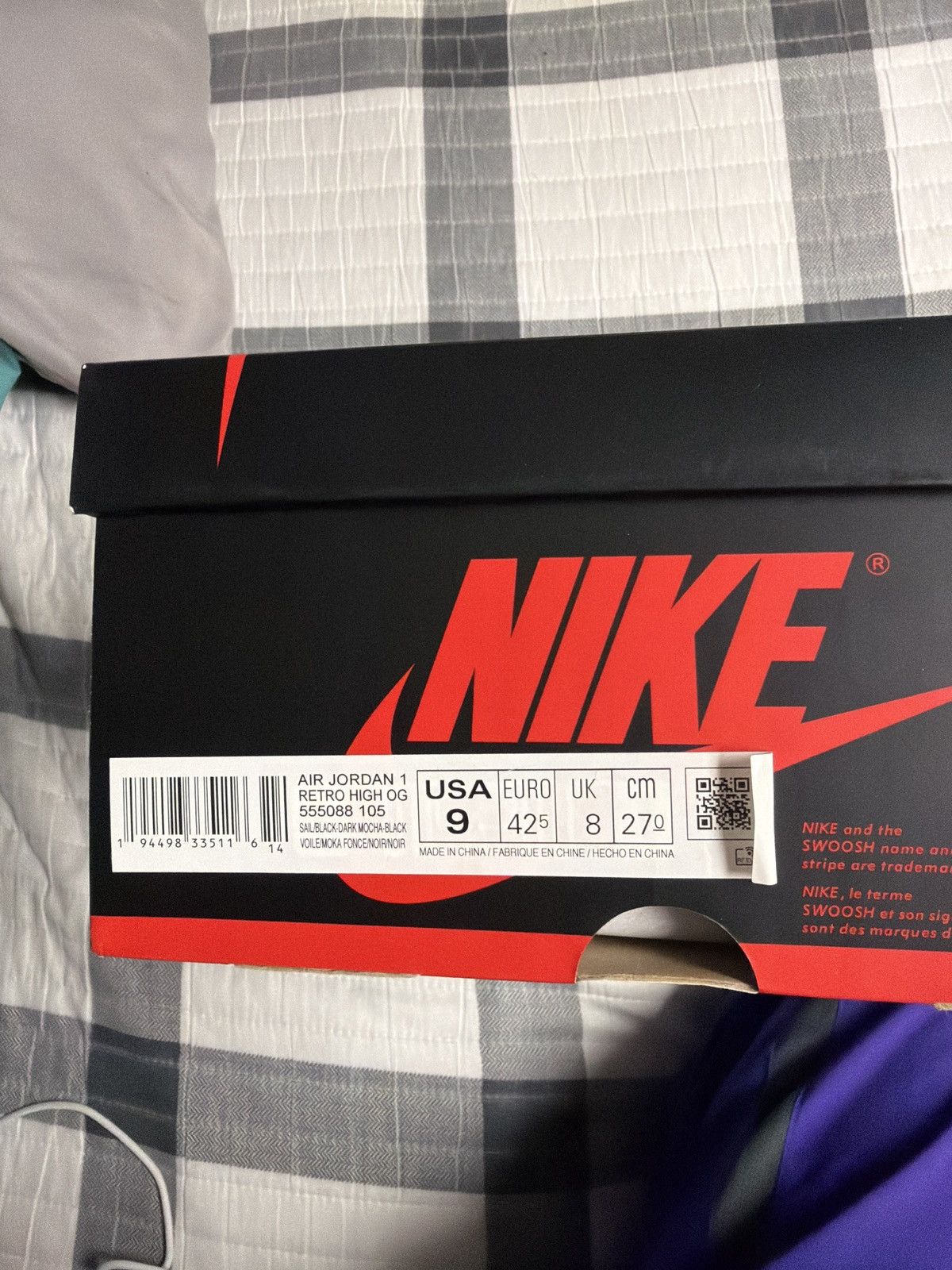 Jordan Brand Size 9 Mocha 1s worn once Size US 9 / EU 42 - 7 Thumbnail