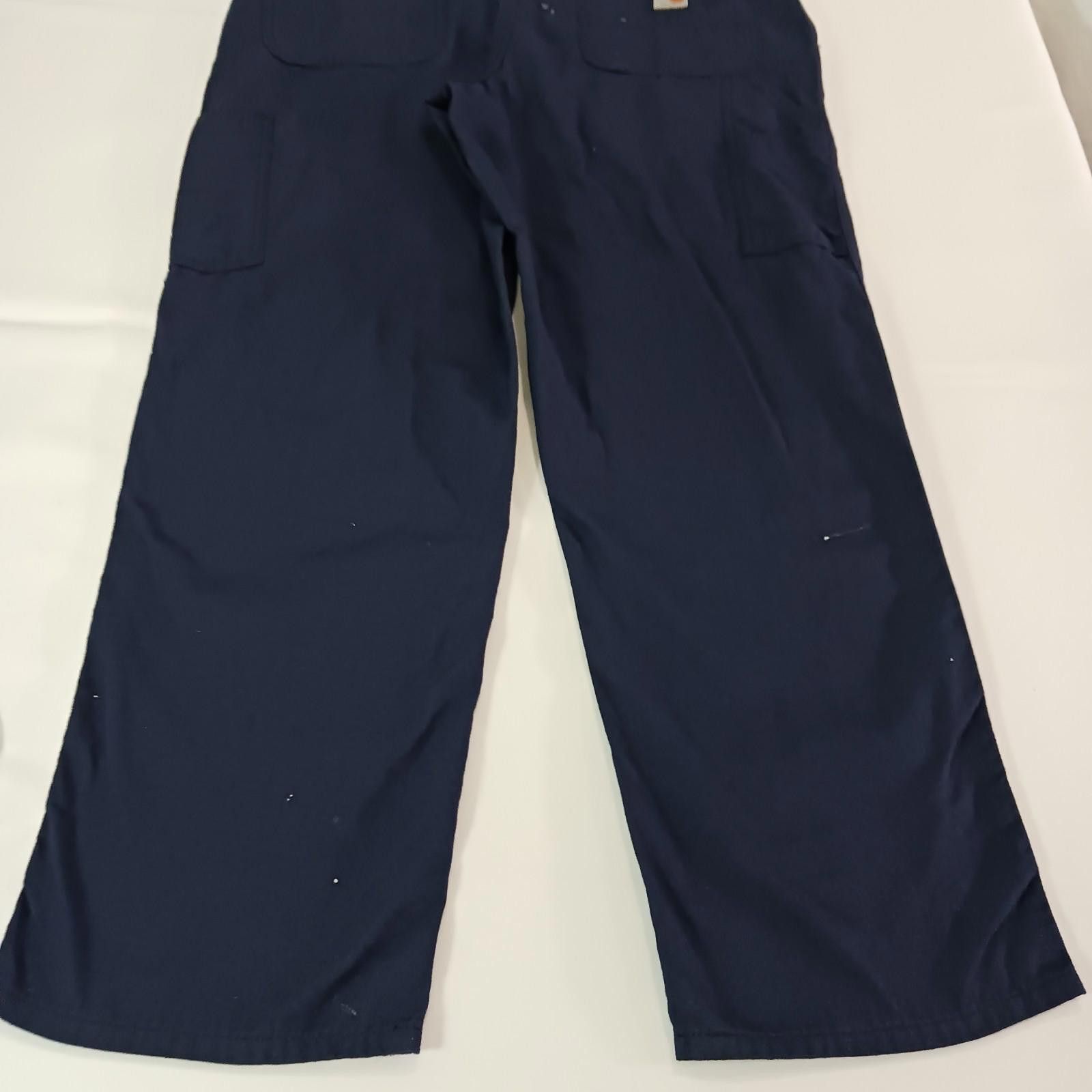 Carhartt Carhartt FR Work Pants Men 38x32 Relaxed Blue Flame Resistan Size ONE SIZE - 12 Thumbnail