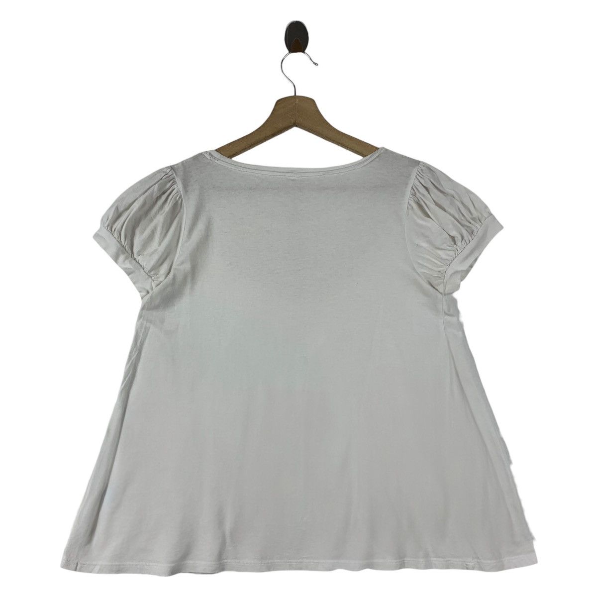 Designer × Issey Miyake × Sunao Kuwahara SUNAOKUWAHARA lace design women tee Size M / US 6-8 / IT 42-44 - 4 Thumbnail