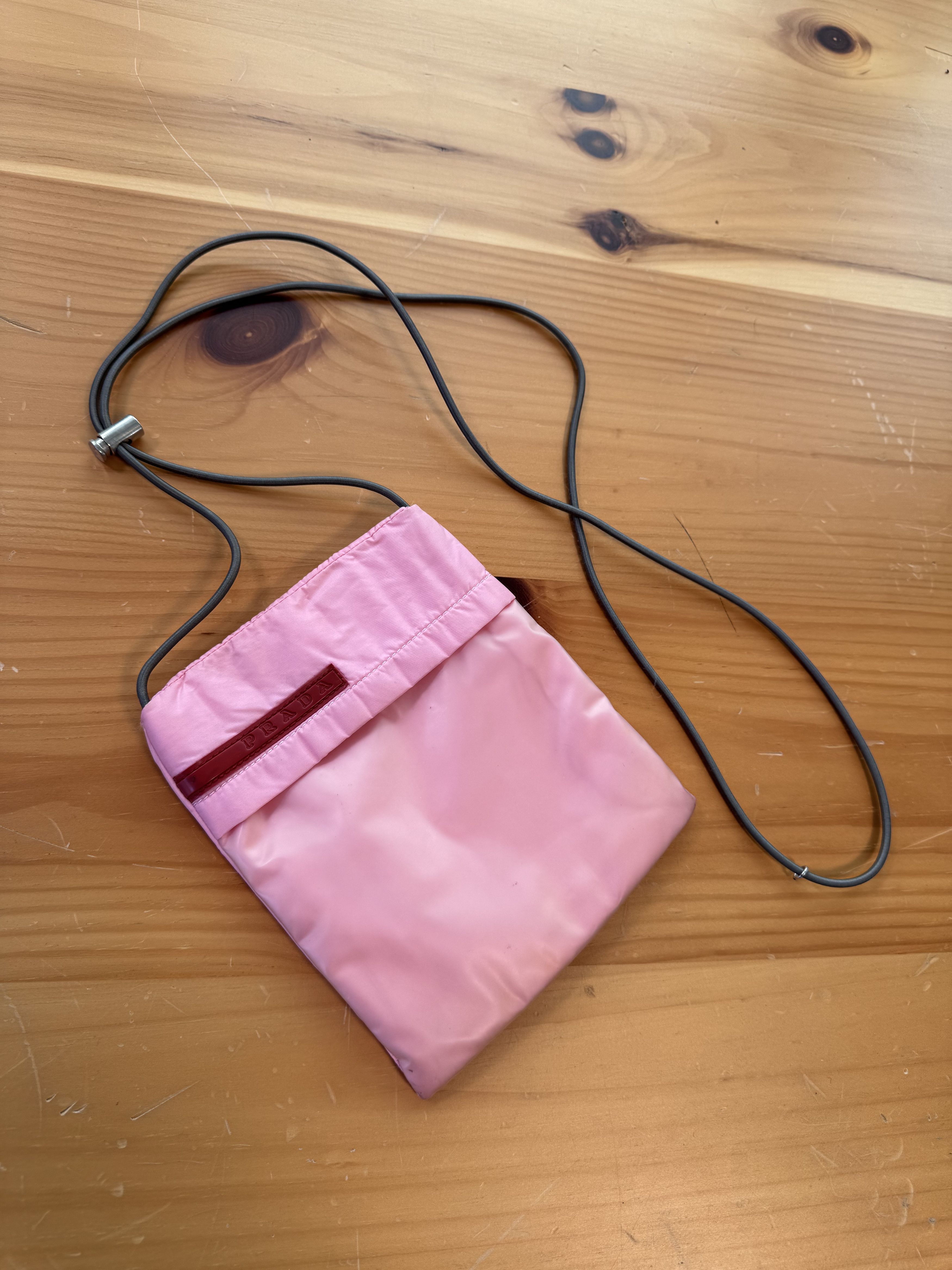 Prada SS 99 Prada Crossbody Elastic Cord Pouch Bag Size ONE SIZE - 1 Thumbnail