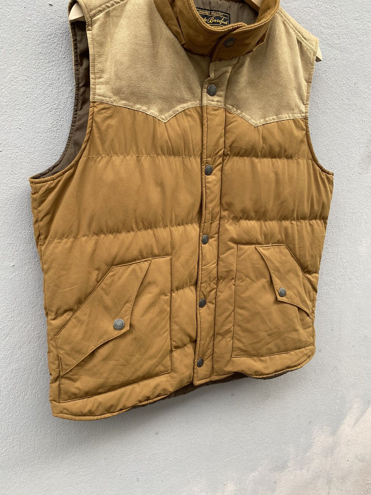 Beauty Beast × If Six Was Nine × Japanese Brand 🔥Japanese Brand “Create Barefoot” Puffer Down Vest Jacket Size 48L - 3 Thumbnail