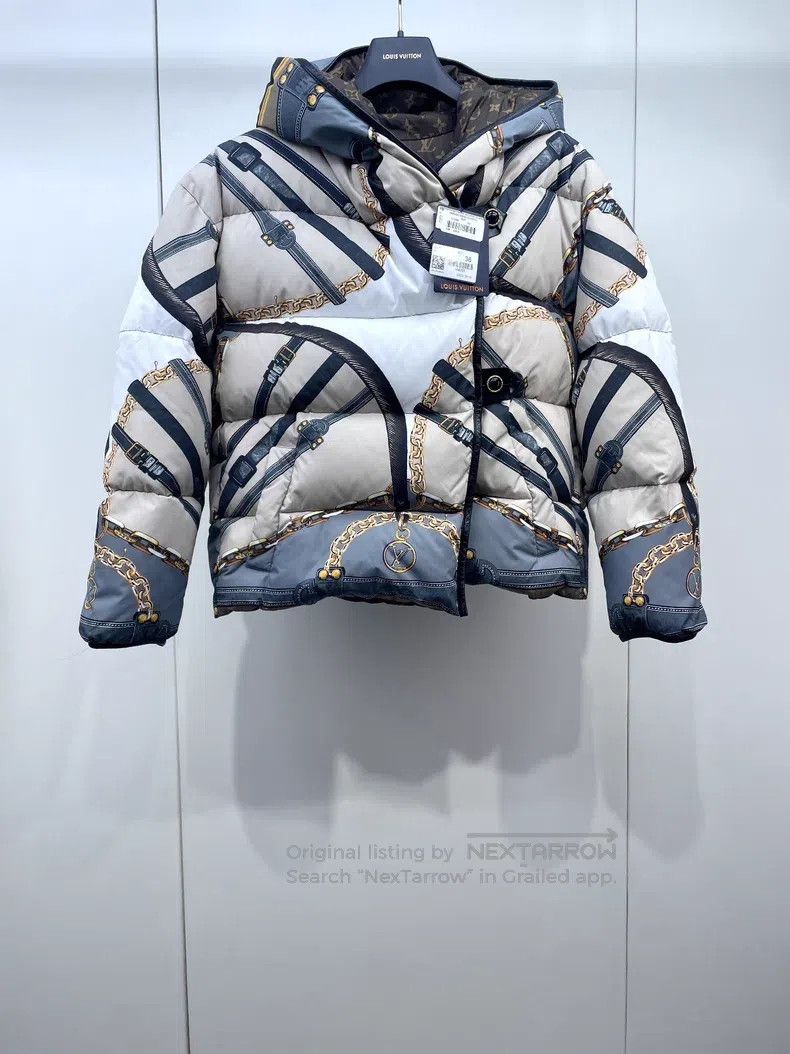 Louis Vuitton Louis Vuitton Chain-lined presbyopic patchwork down jacket Size XS / US 0-2 / IT 36-38 - 1 Thumbnail