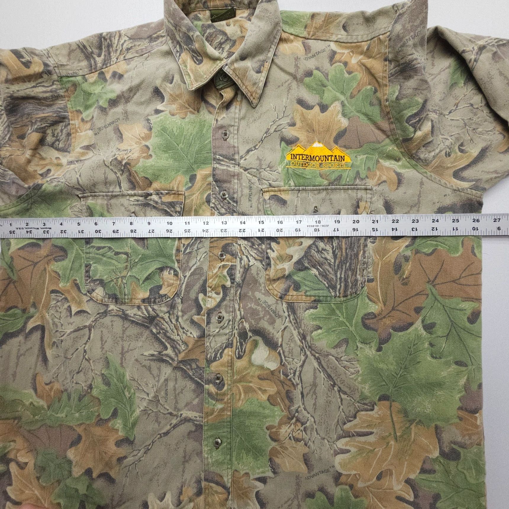 Vintage VINTAGE Spartan Advantage Camo Shirt Mens XL Long Sleeve Button-Up Twill USA Made Collar Pocket Outdoor All Seasons Size US XL / EU 56 / 4 - 7 Thumbnail