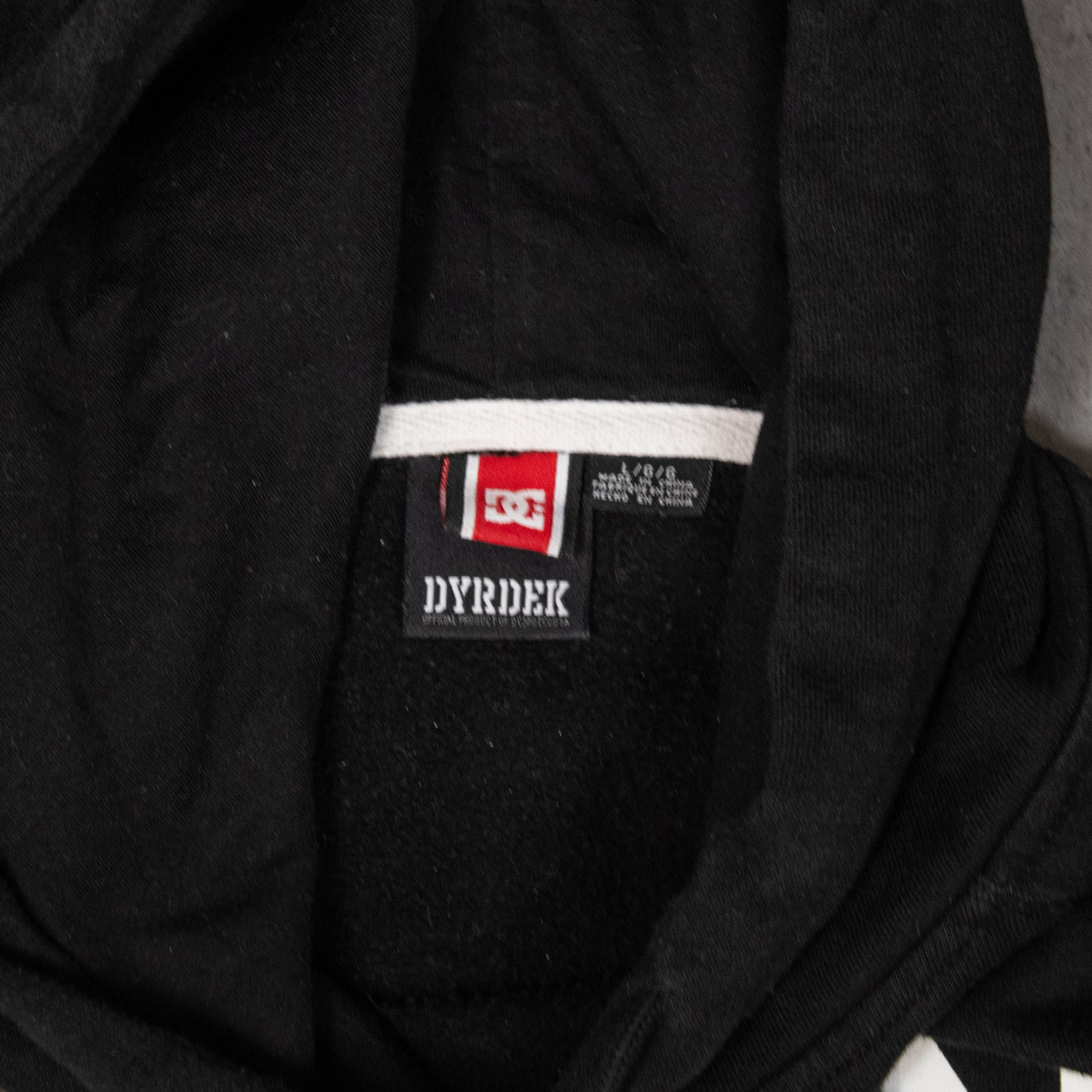 DC Y2K 2000's 00's DC Shoes USA Black Hemp Pattern Black Hoodie Size US M / EU 48-50 / 2 - 6 Thumbnail