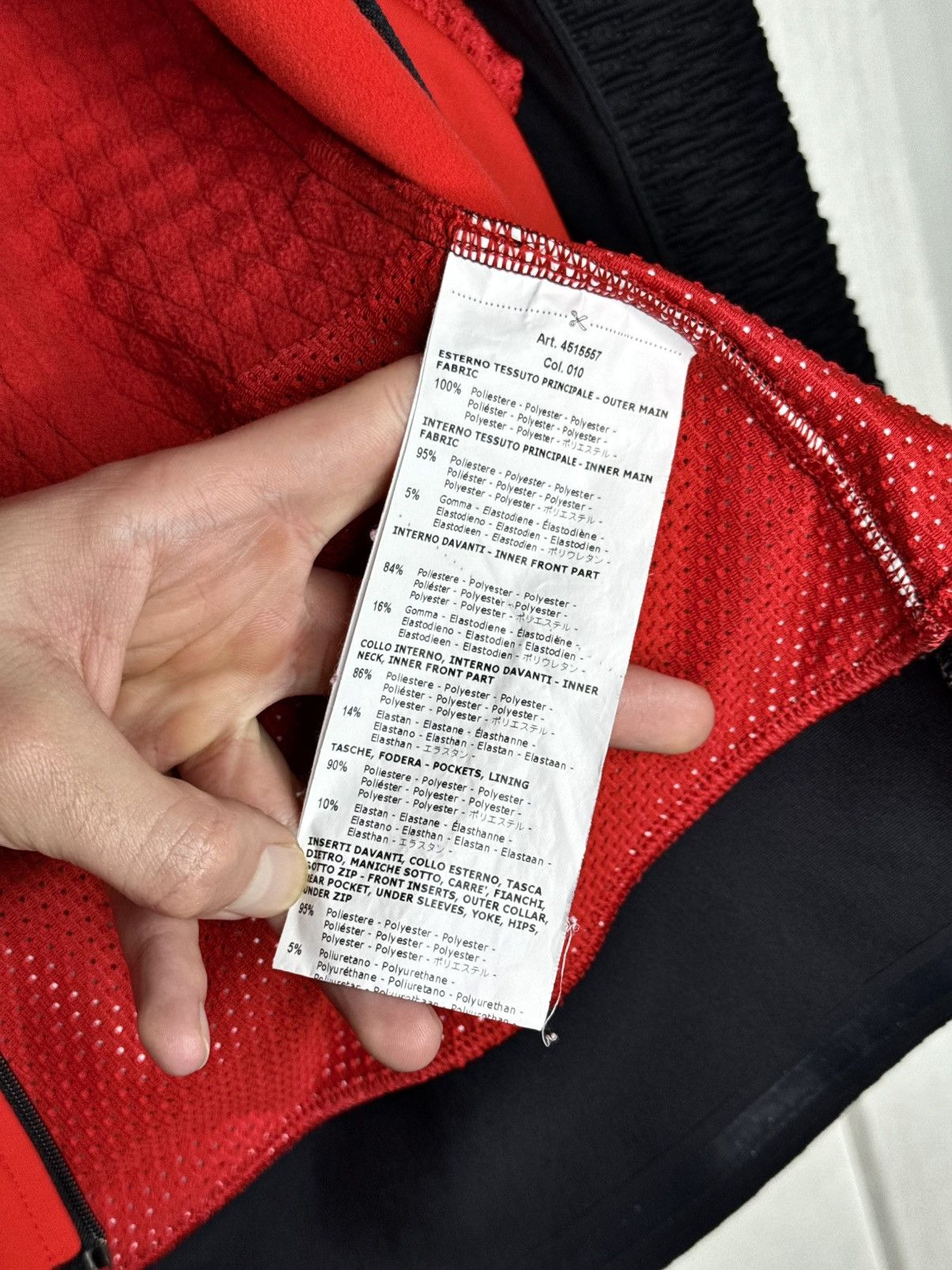 Other Castelli Alpha RoS Cycling Jacket Rosso Corsa Black 4515557 Size L / US 10 / IT 46 - 9 Thumbnail