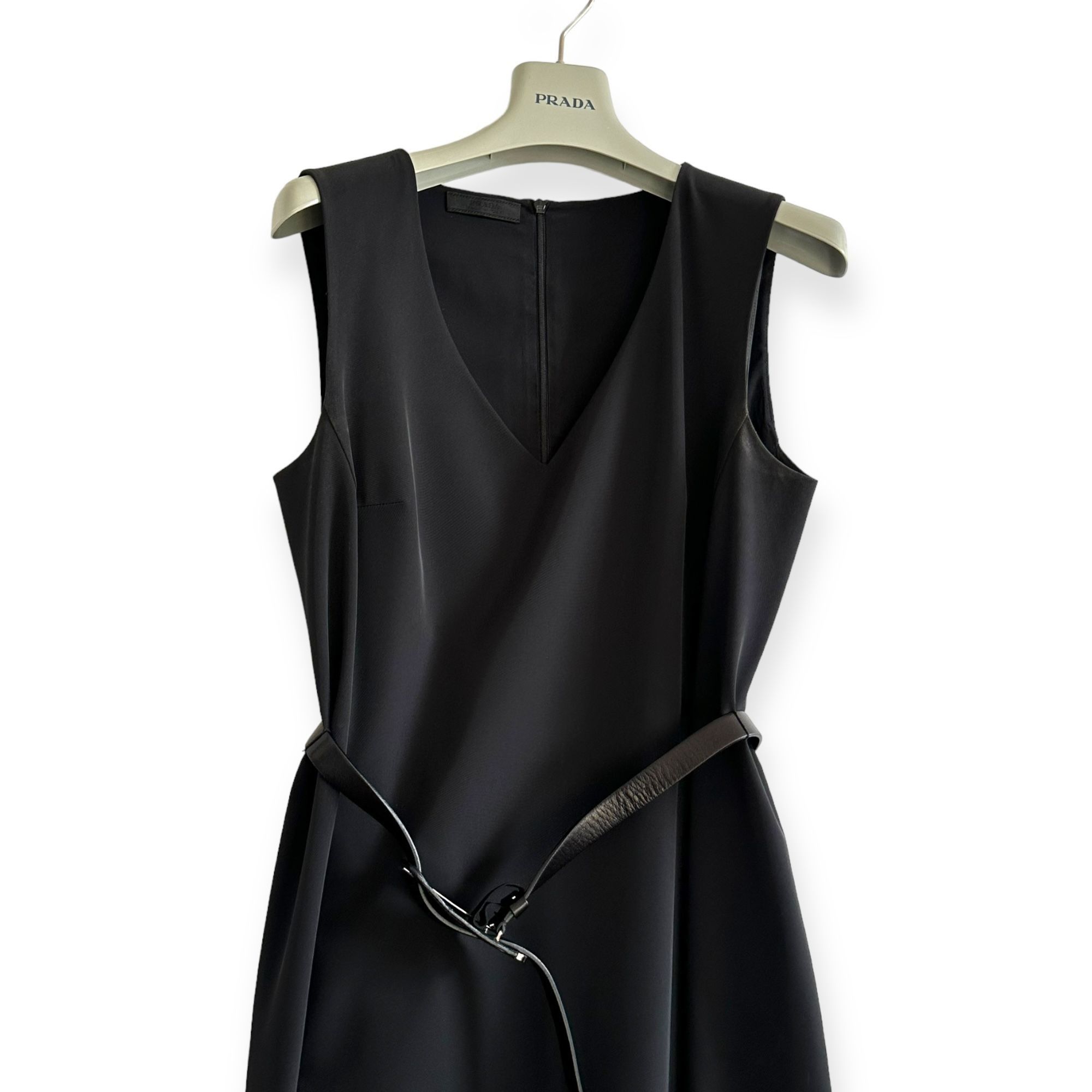 Prada Prada Archival 1990s Tech Fabric Sleeveless Midi Dress Size L / US 10 / IT 46 - 5 Thumbnail