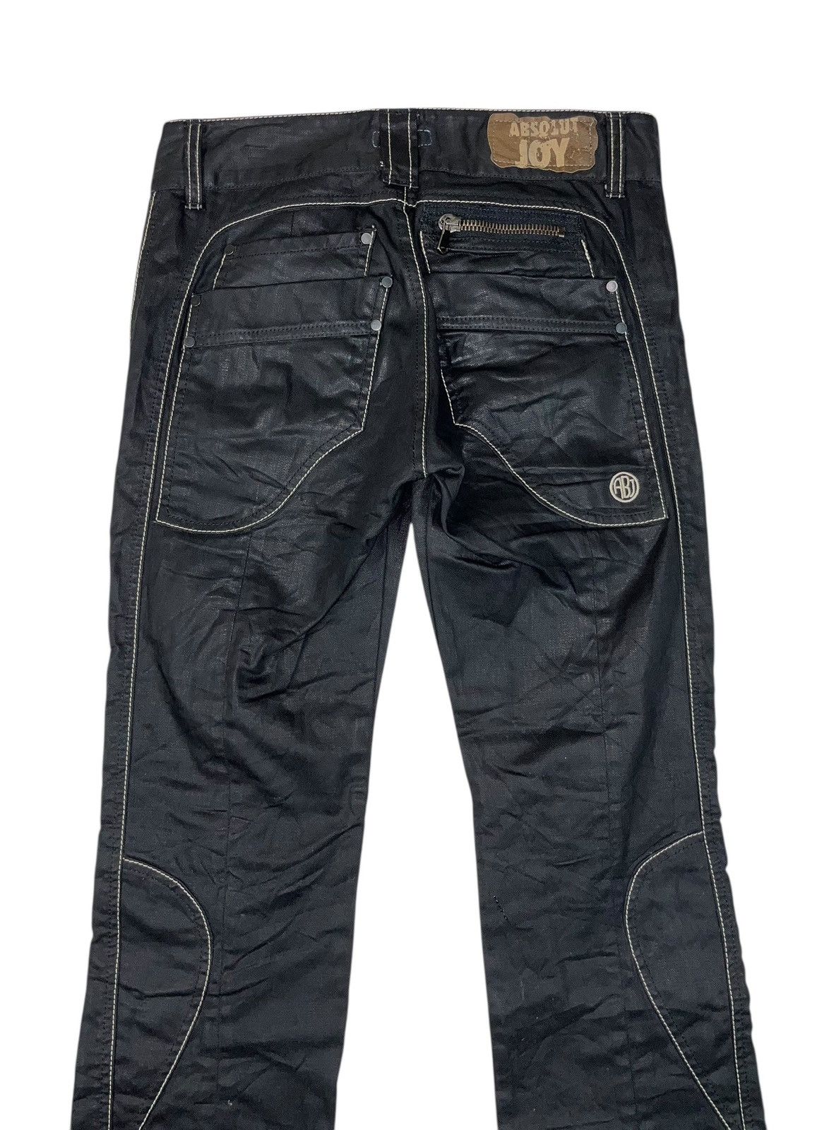 Absolut Joy × Japanese Brand Absolut Joy Wax Denim Jeans Made In Romania Size US 30 / EU 46 - 8 Thumbnail