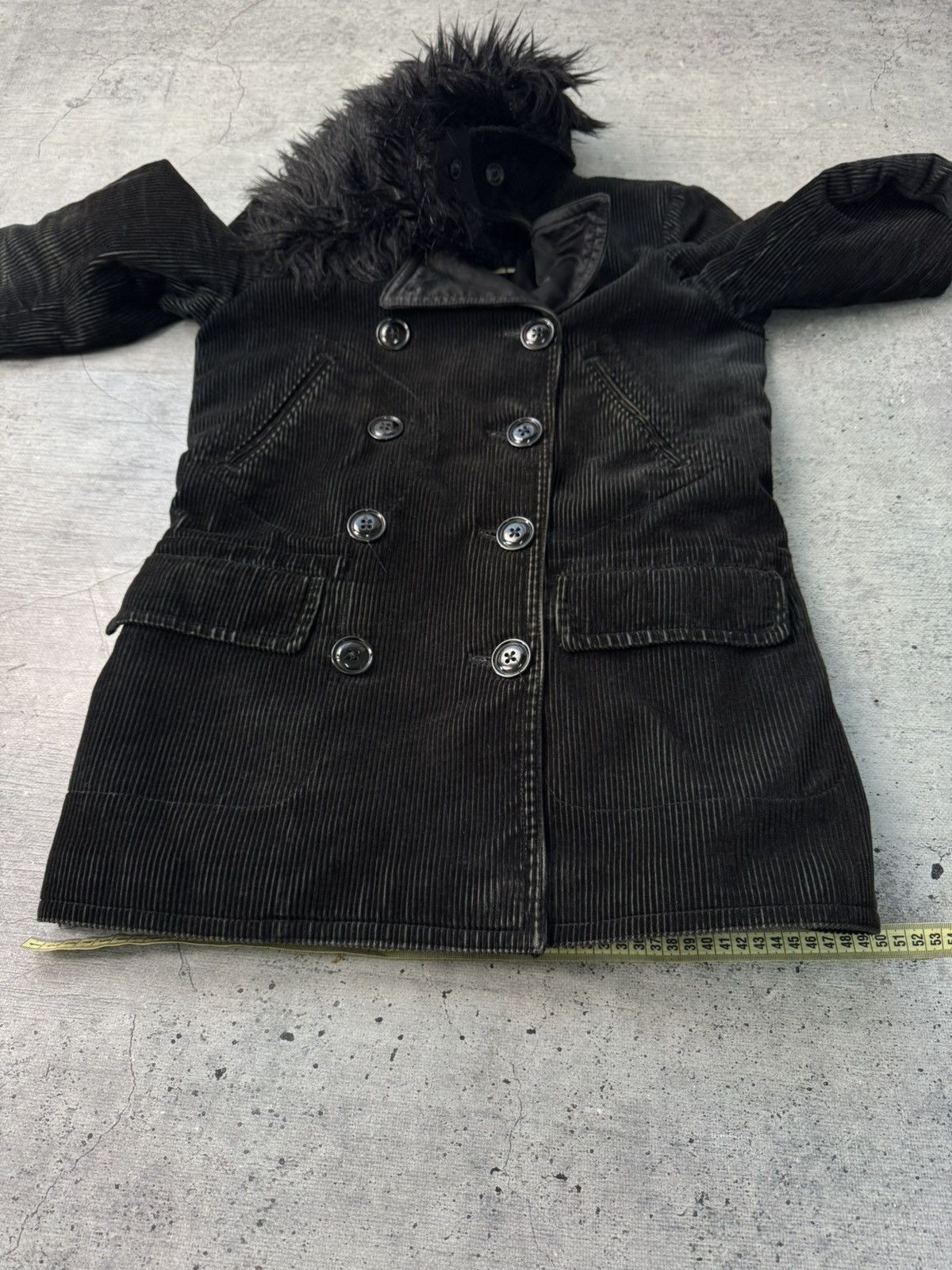 Denim & Supply Ralph Lauren Vintage Denim & Supply Ralph Lauren Corduroy Y2K Fur Coat Size US S / EU 44-46 / 1 - 7 Thumbnail