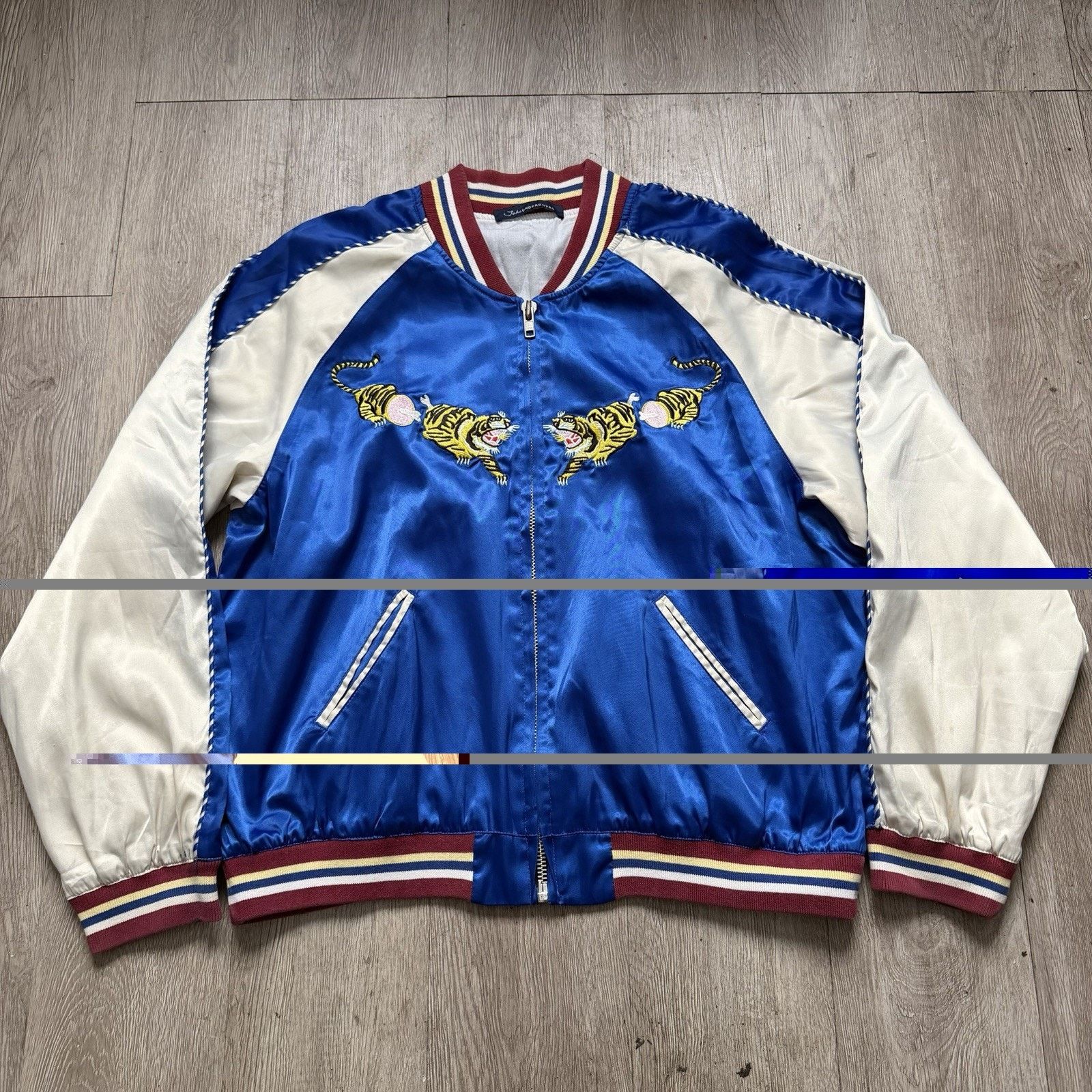 希少 L 美品 John UNDERCOVER SOUVENIR JACKET John Undercover × Undercover John Undercover Tiger Sukajan