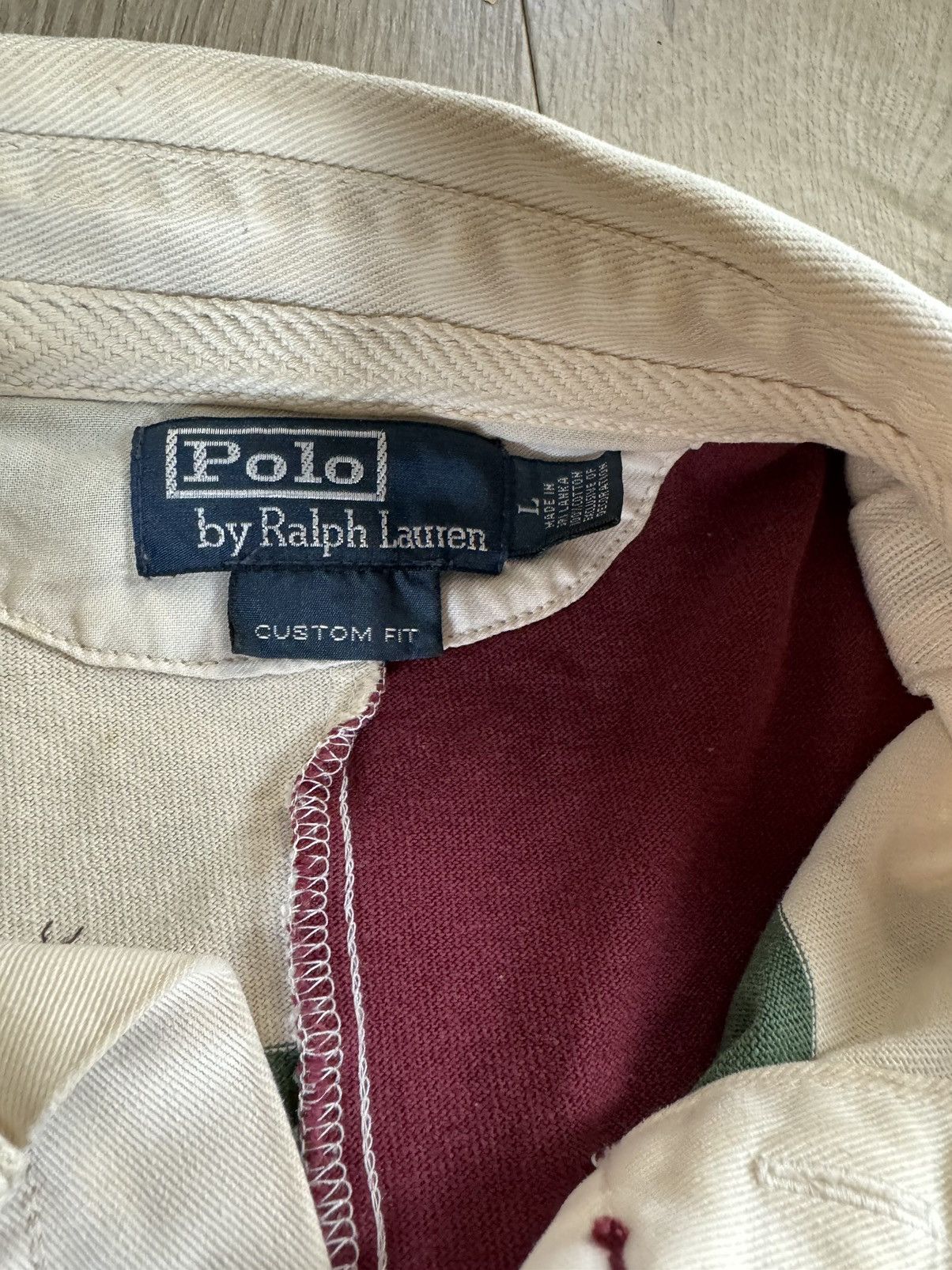 Polo Ralph Lauren RARE patchwork polo RL rugby 🏉 Size US L / EU 52-54 / 3 - 6 Thumbnail
