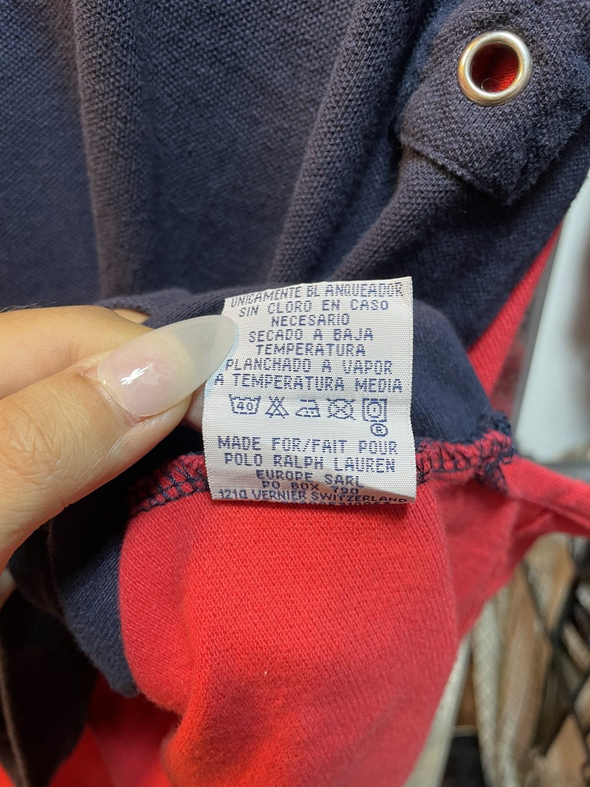 Polo Ralph Lauren Vintage Polo Ralph Lauren Long Sleeves Polo Shirt Size US L / EU 52-54 / 3 - 6 Thumbnail