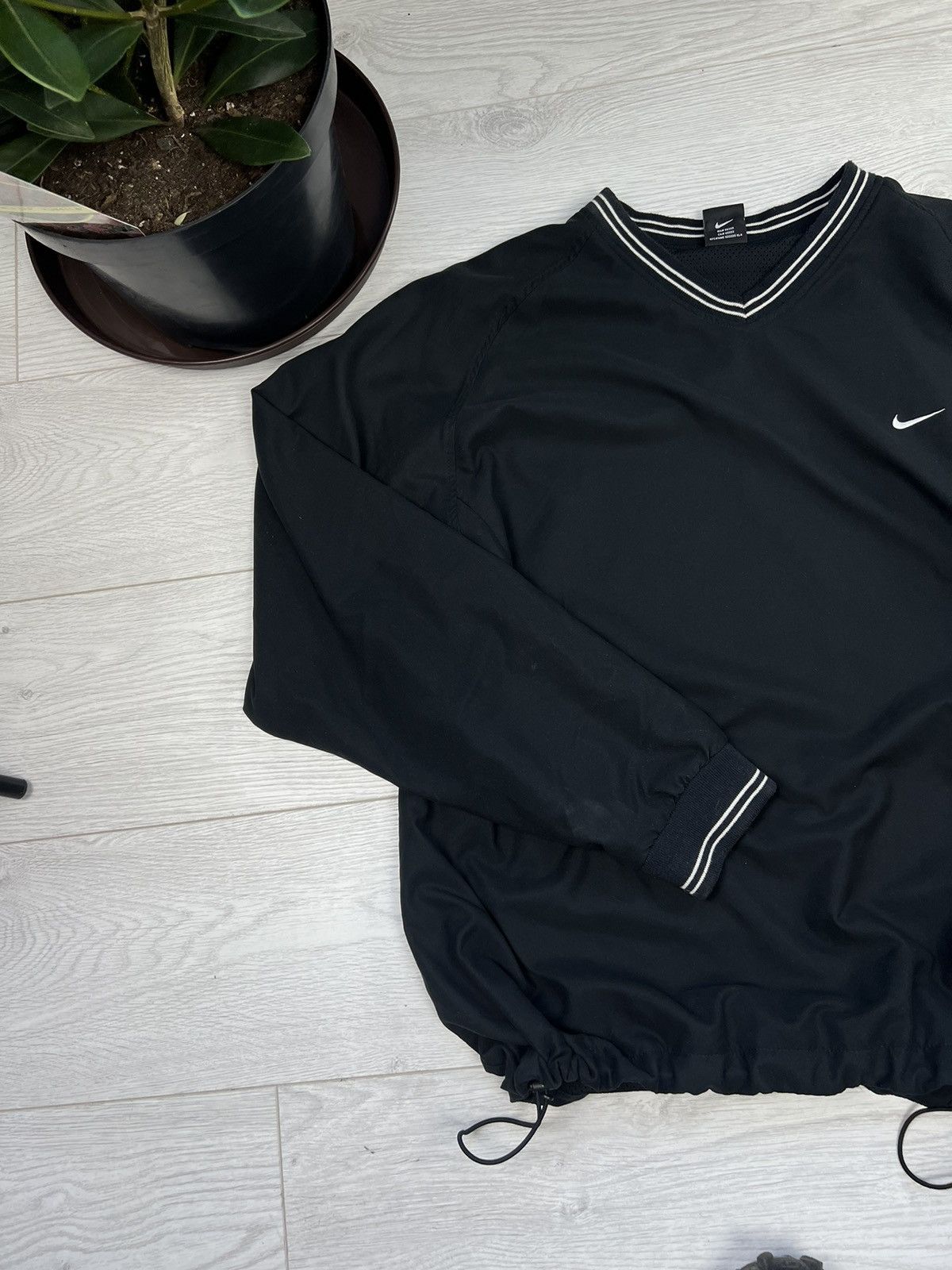 Nike × Vintage NIKE GOLF BOXY DRILL Y2K VINTAGE NYLON JERSEY JACKET Size US L / EU 52-54 / 3 - 4 Thumbnail