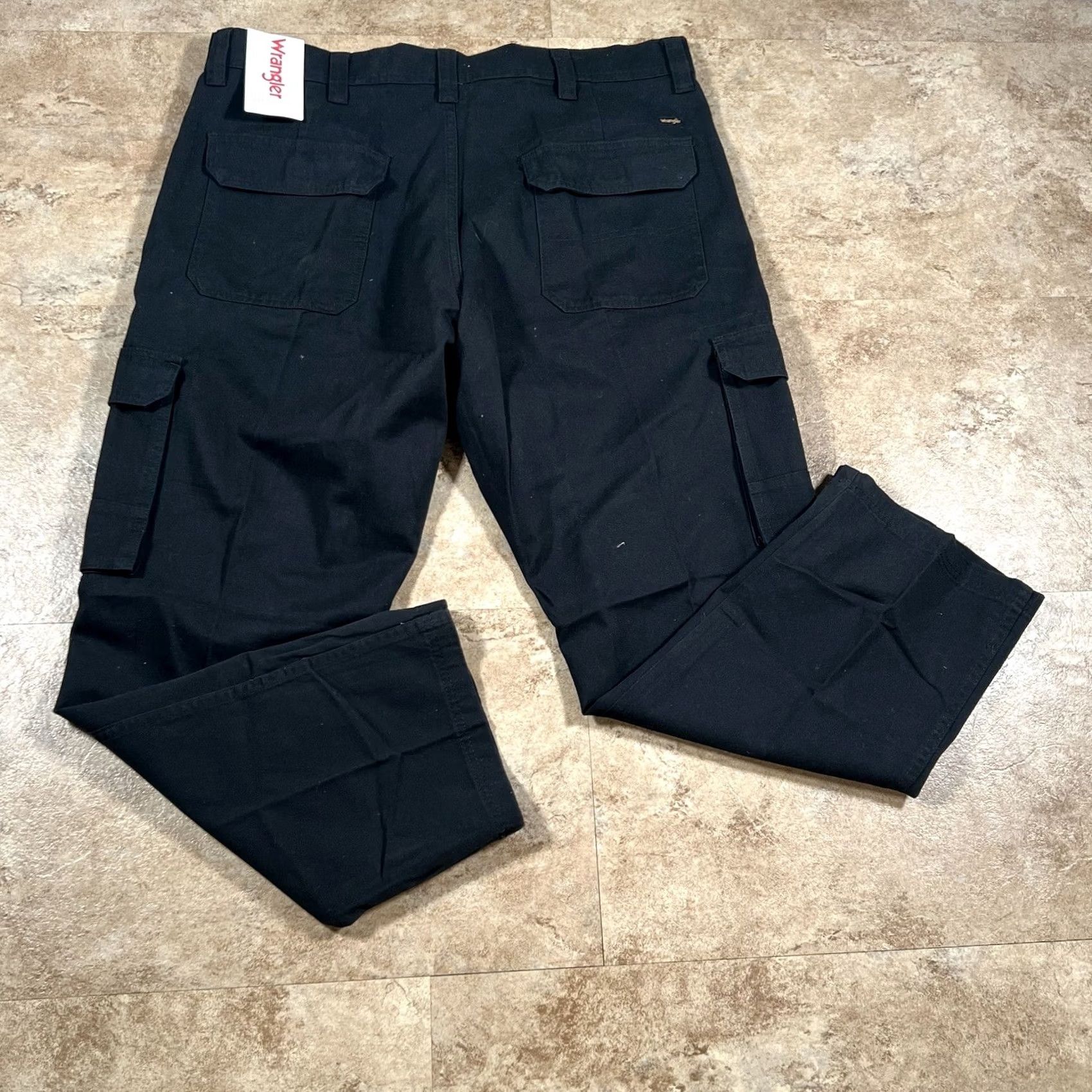 Wrangler Wrangler Pants Cargo Workwear Relaxed Black 38 30 Grunge Mens Baggy Size US 38 / EU 54 - 5 Thumbnail