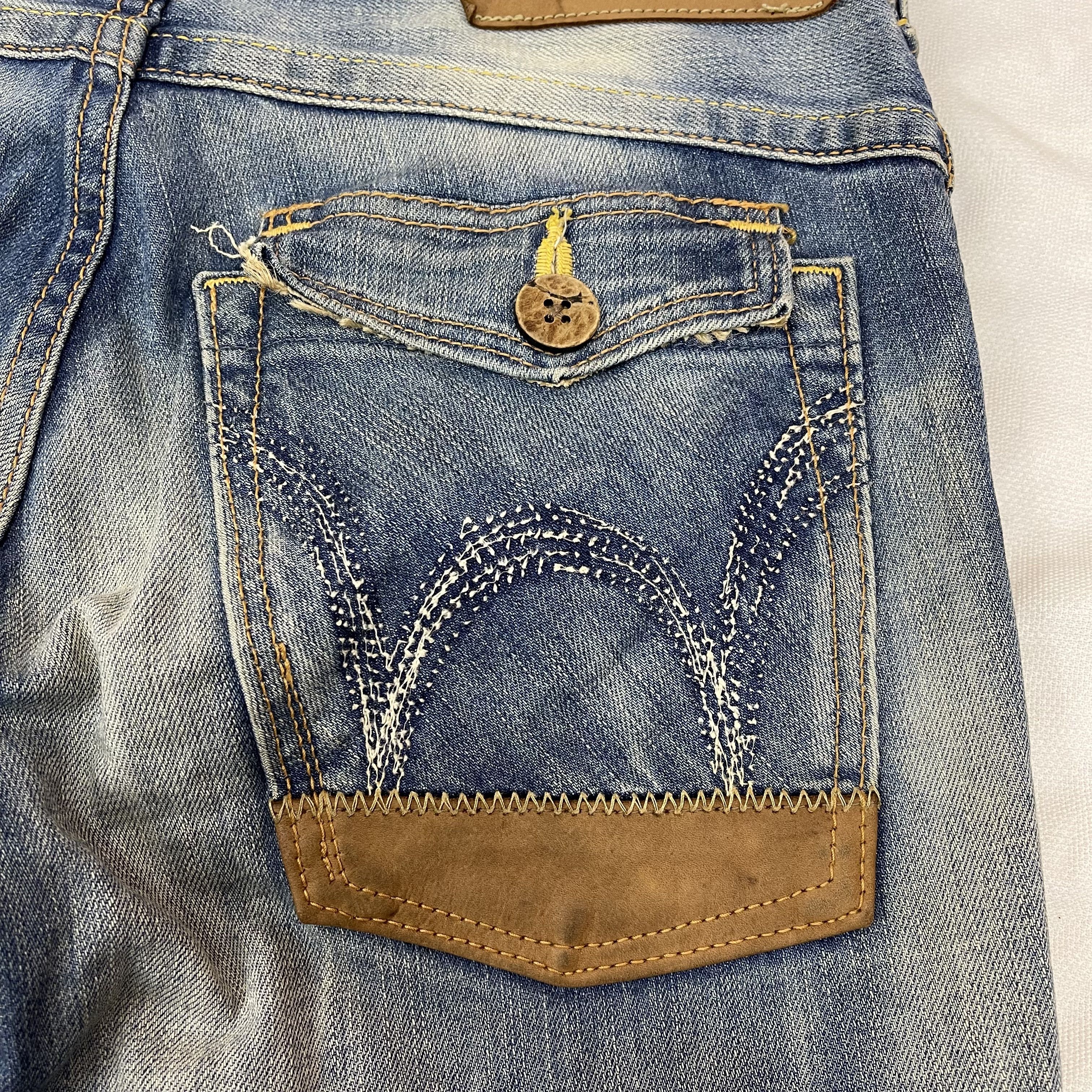 Edwin EDWIN BLUE TRIP Flare Denim Jeans #1288/AS Size US 28 / EU 44 - 15 Thumbnail