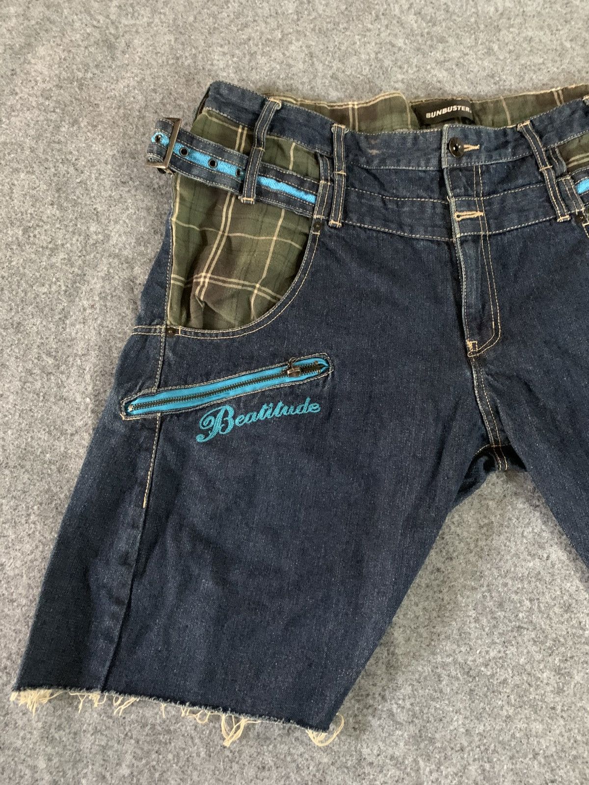 Japanese Brand Vintage Bunbuster Denim Size US 36 / EU 52 - 3 Thumbnail