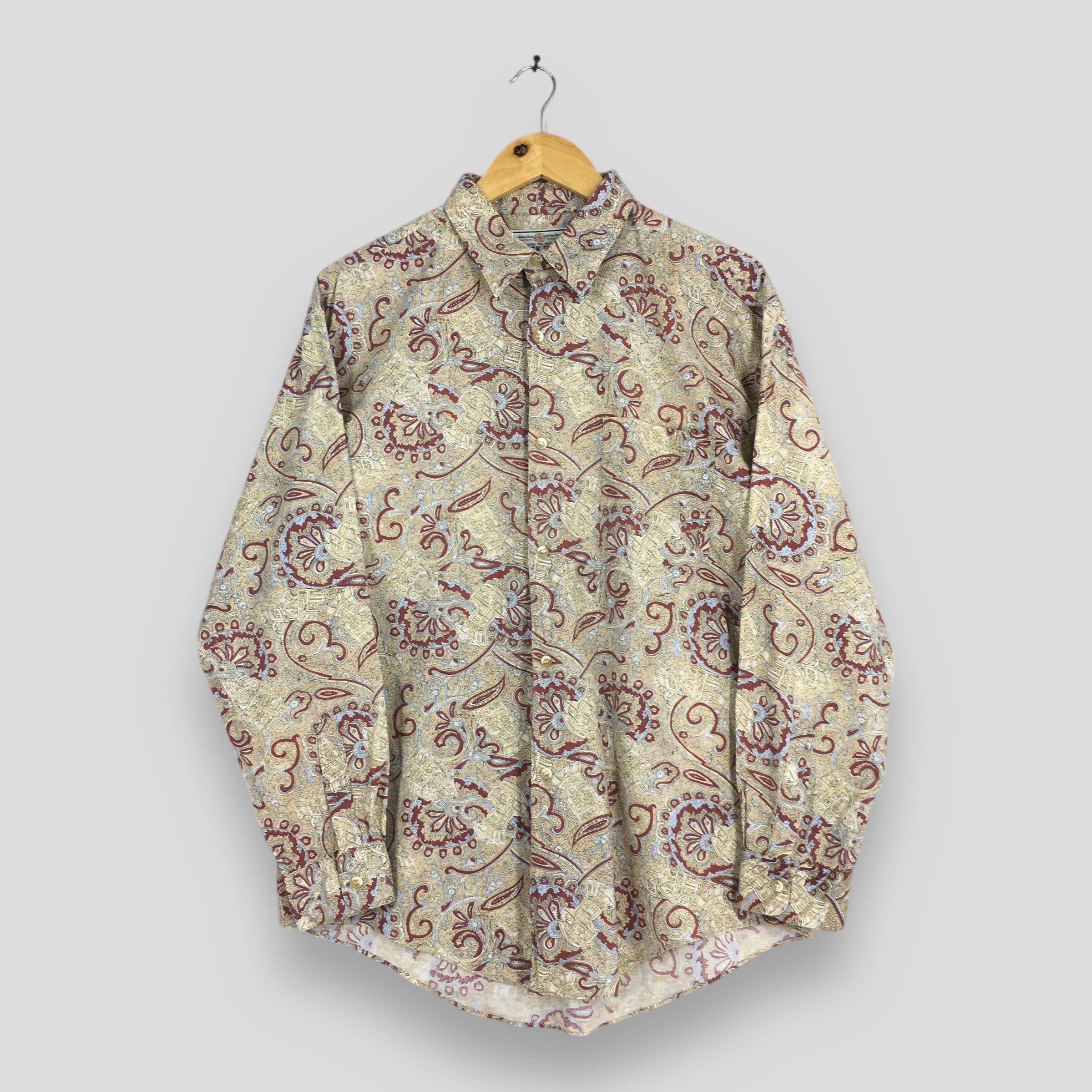 Vintage Vintage Psychedelic Men Casual Shirt Large Size US L / EU 52-54 / 3 - 1 Thumbnail