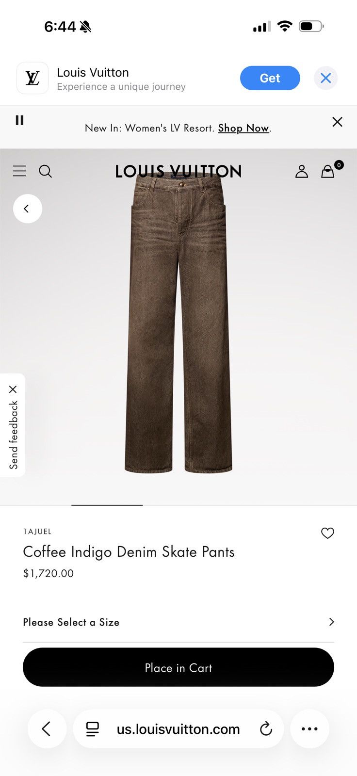 Louis Vuitton Louis vuitton coffee indigo denim skate pants Size US 30 / EU 46 - 9 Thumbnail