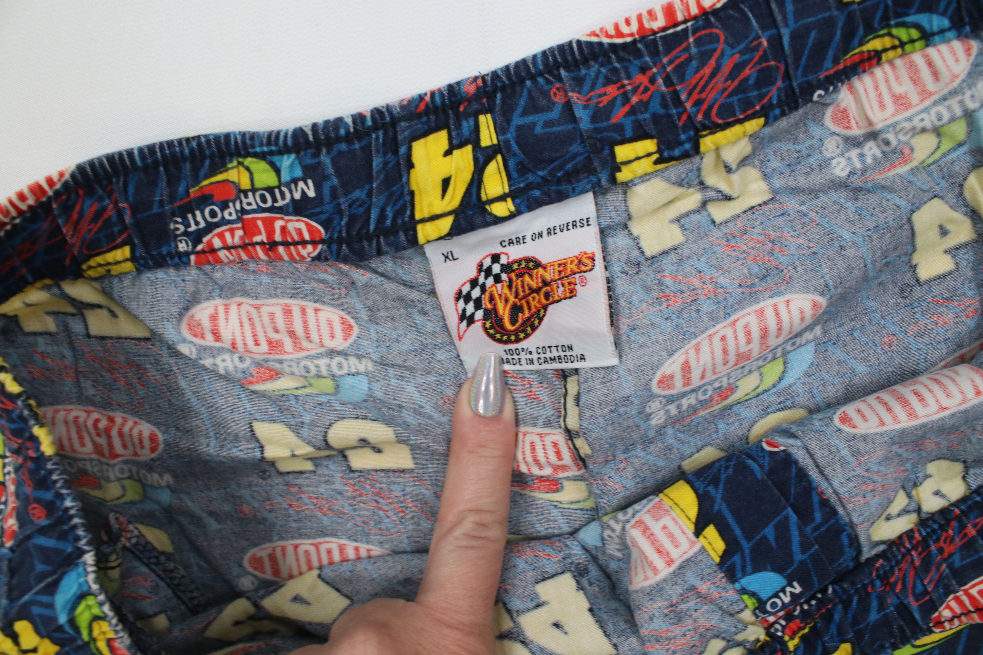 Vintage Vintage 90s Y2K NASCAR Gordon Racing Wide Leg Pants Pajamas Size US 38 / EU 54 - 8 Thumbnail