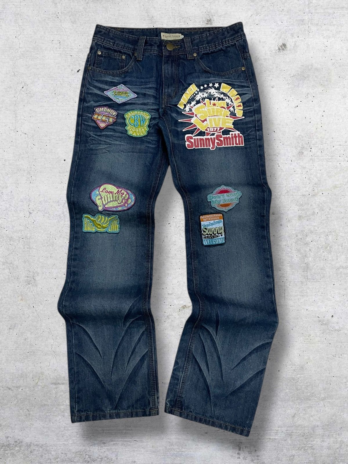 Hysteric Glamour VINTAGE SUNNY SMITH CRAFTED RARE JAPAN DESIGNER SUMMER PATCH Size US 30 / EU 46 - 1 Thumbnail