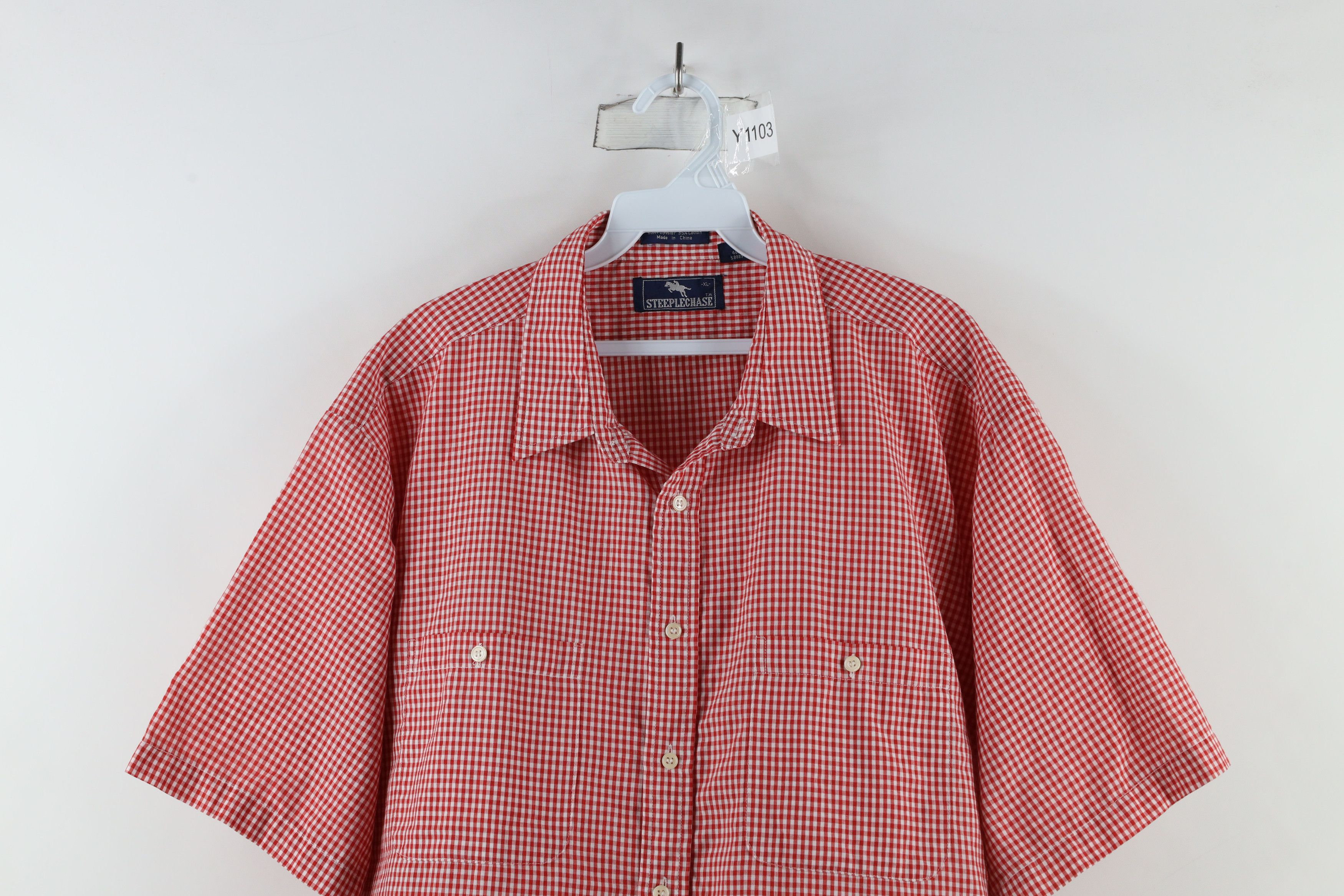 Vintage Vintage 70s Streetwear Plaid Short Sleeve Button Shirt Size US XL / EU 56 / 4 - 2 Thumbnail