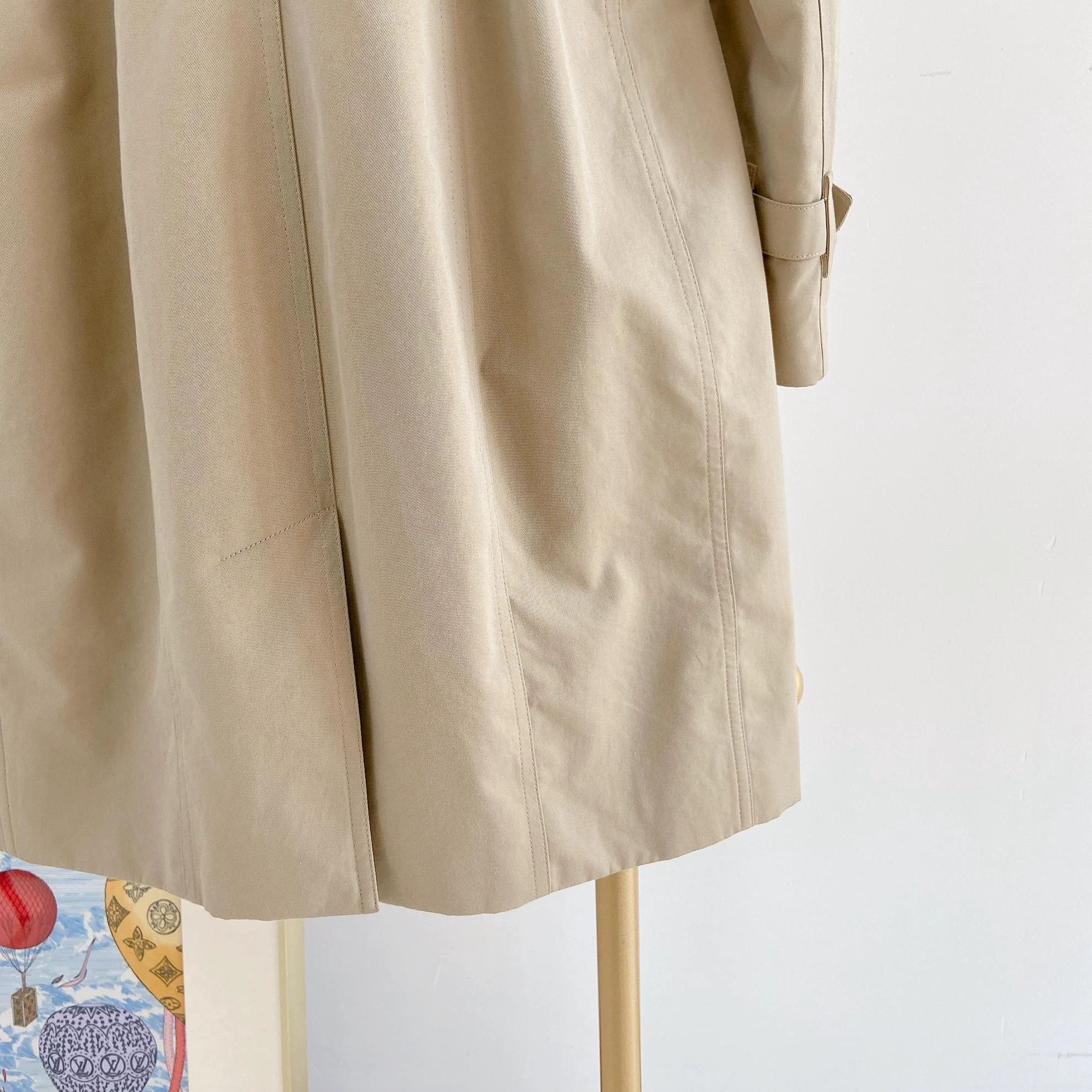 Burberry Burberry Light Khaki Trench Coat UK2 1918 Size XXS / US 00 / IT 34 - 6 Thumbnail