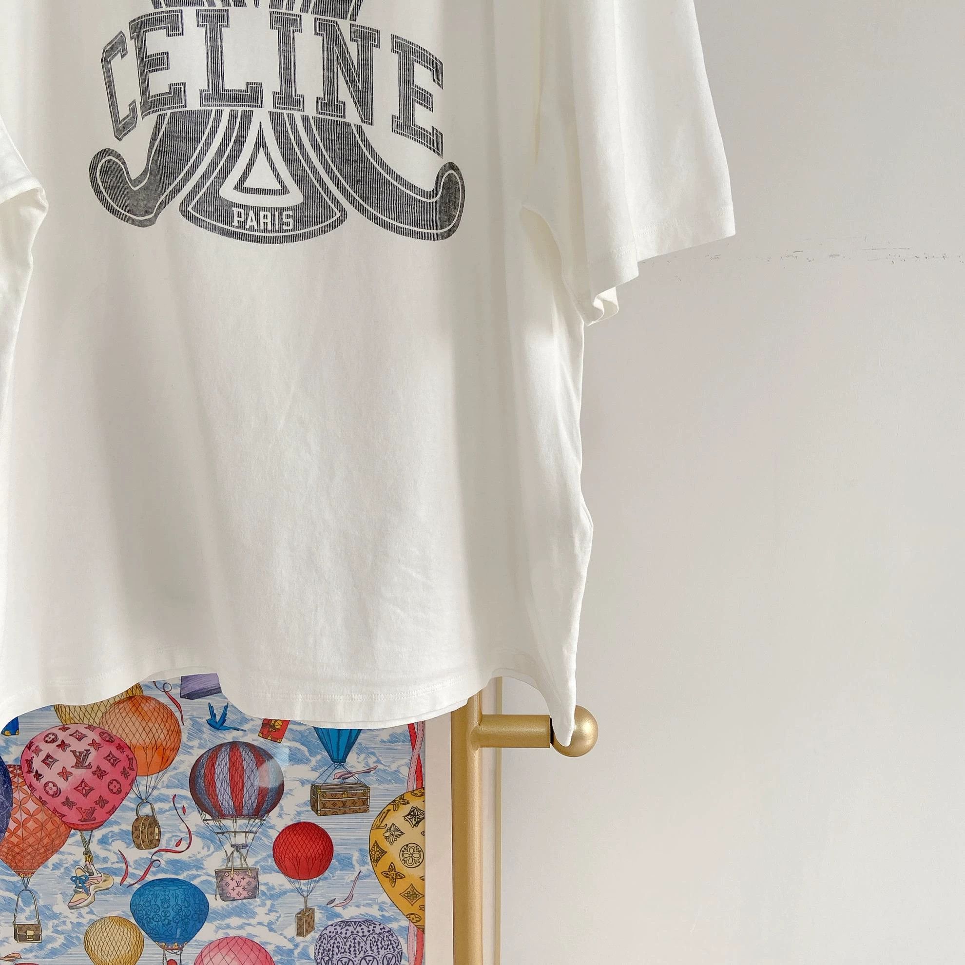Celine Celine Triumph Arc print T-shirt M with tags Size M / US 6-8 / IT 42-44 - 5 Thumbnail