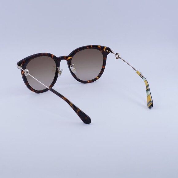 Kate Spade Kate Spade KEESEY/G/S 0086 HA Sunglasses Havana Round Frame Size ONE SIZE - 3 Thumbnail