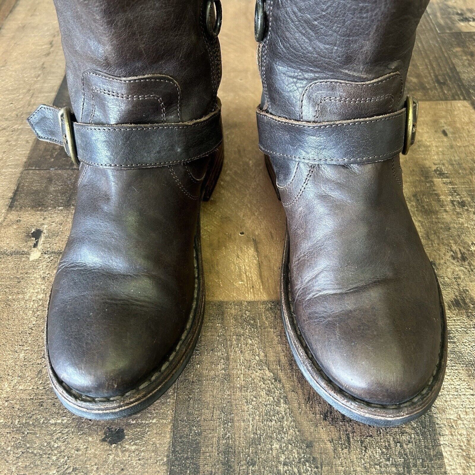 Fiorentini + Baker Fiorentini Baker Side Zip Brown Boots Womens EUR 35 US 5 Size US 5 / IT 35 - 7 Thumbnail