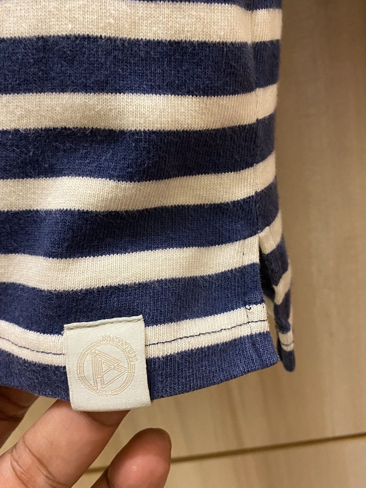 FACTOTUM × Japanese Brand Factotum Japan Woman Stripe Hoodie Size S / US 4 / IT 40 - 2 Thumbnail