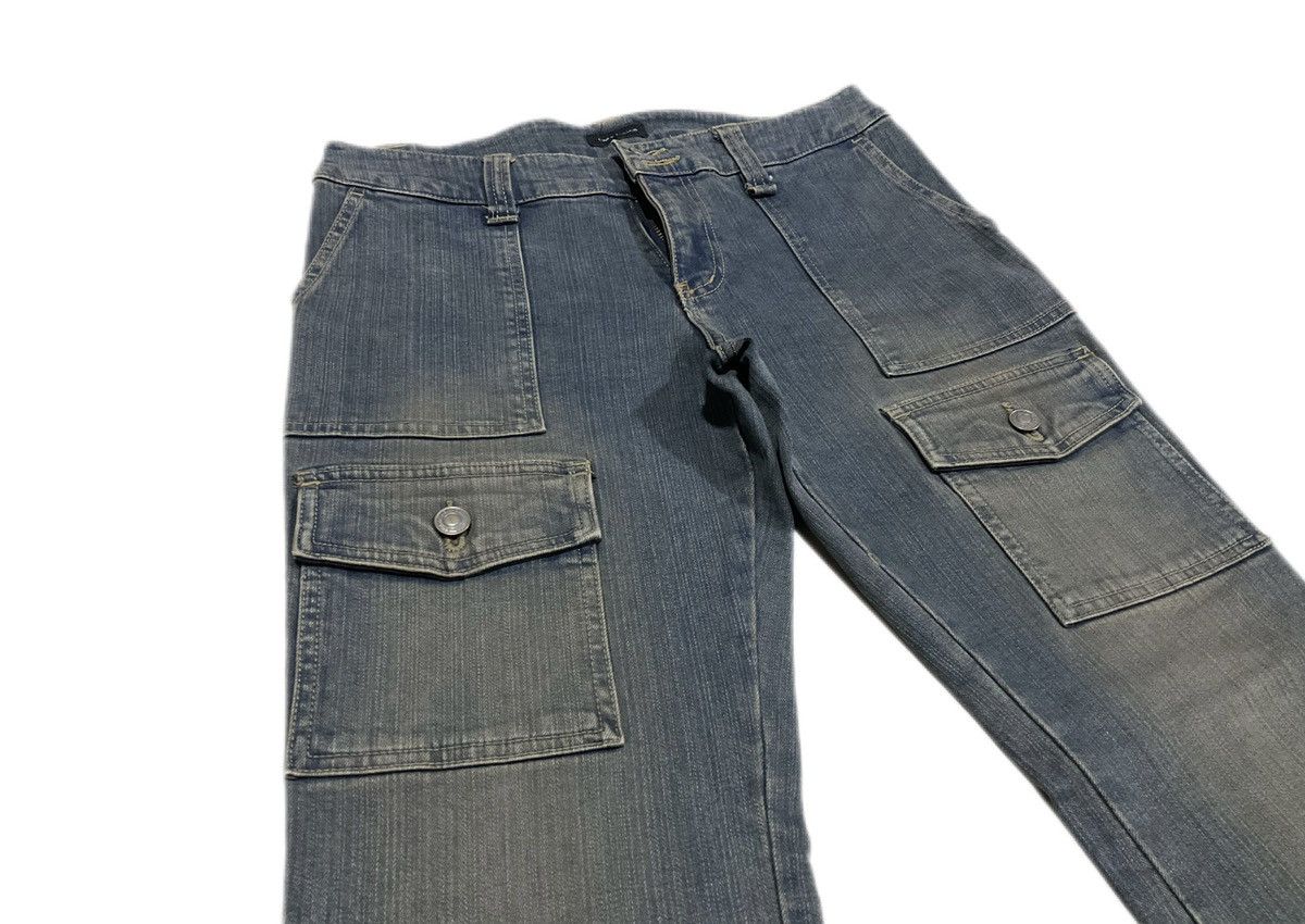 Hysteric Glamour × Japanese Brand × Tornado Mart 🔥Sick Y2K Daily Topics Mud Wash Flared Denim Hysteric Style Size US 31 - 2 Thumbnail