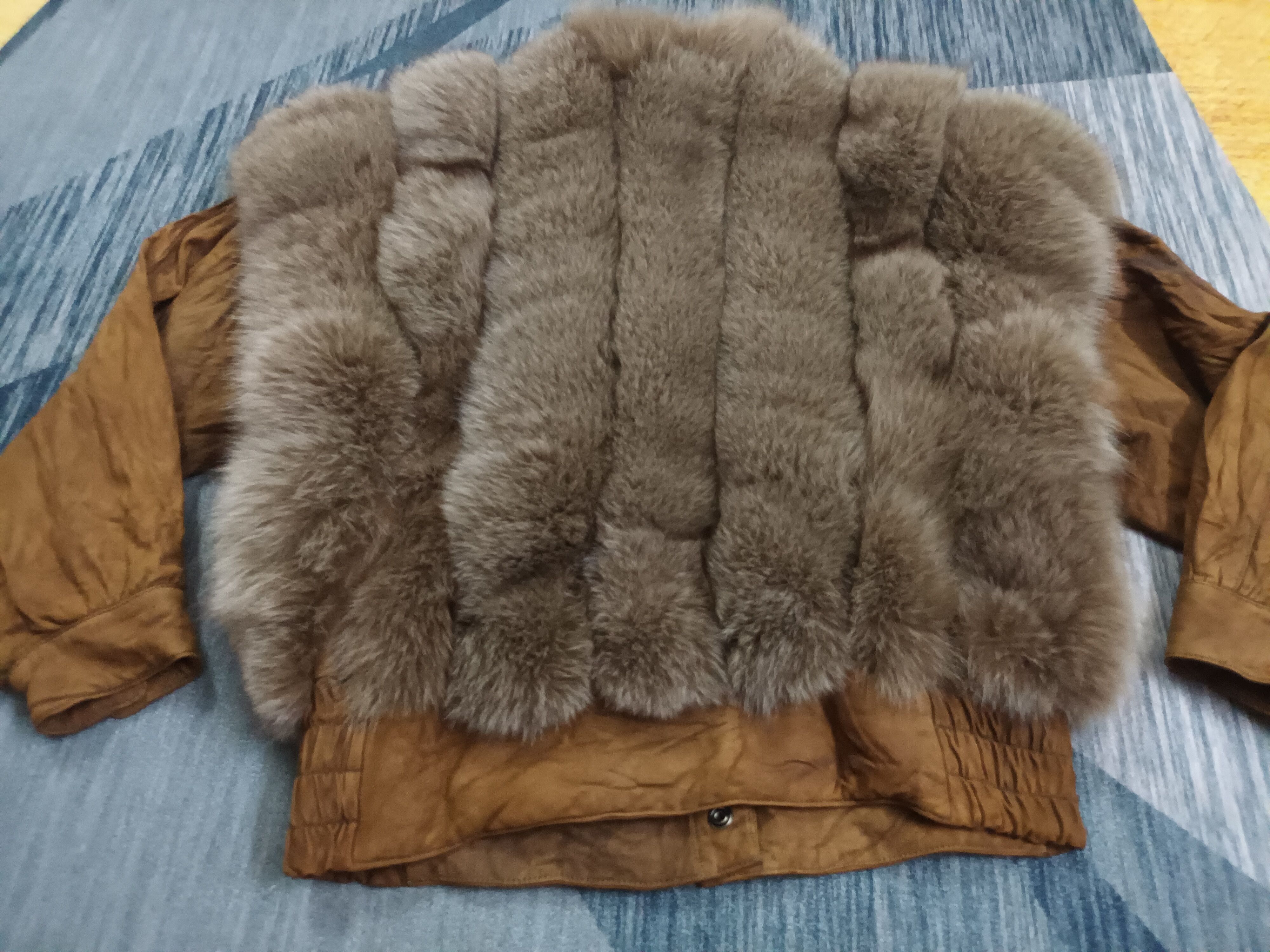 Vogue 🔥 VOGUE LEATHER FUR JACKET 🔥 Size US M / EU 48-50 / 2 - 8 Thumbnail