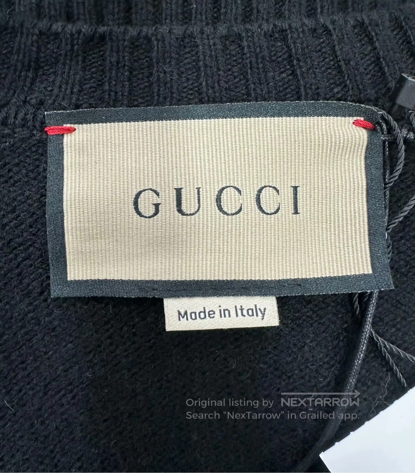 Gucci Guicci Black horsebit wool knitted cardigan| Size S / US 4 / IT 40 - 4 Thumbnail