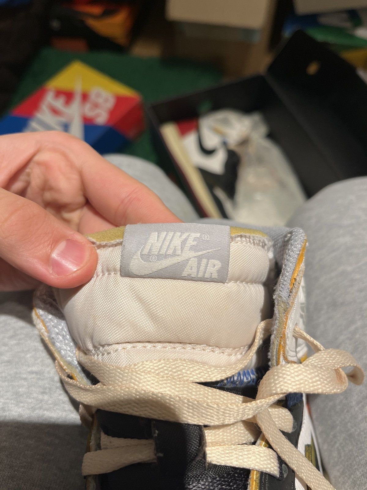 Nike × Union LA Jordan 1 Union Black Toe Size US 10.5 / EU 43-44 - 9 Thumbnail
