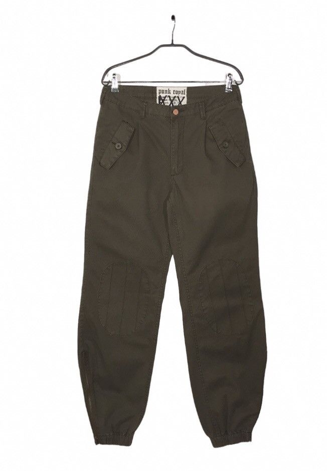Other Punk Royal Vintage Double Knee Zipper Pants Size US 34 / EU 50 - 1 Thumbnail