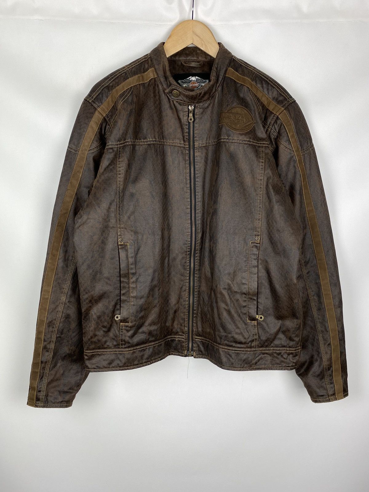 Harley Davidson Harley Davidson men’s biker bomber jacket size L Size US L / EU 52-54 / 3 - 1 Thumbnail
