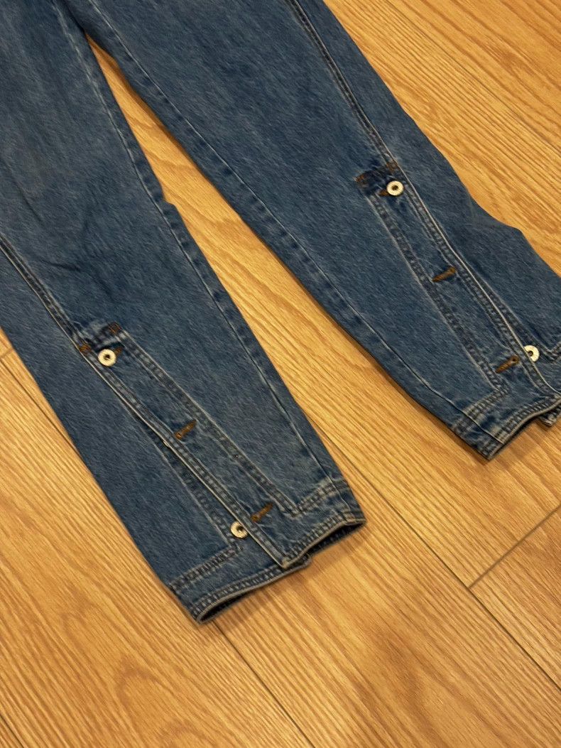 Loewe LOEWE size M Side button jeans Size 37" - 3 Thumbnail