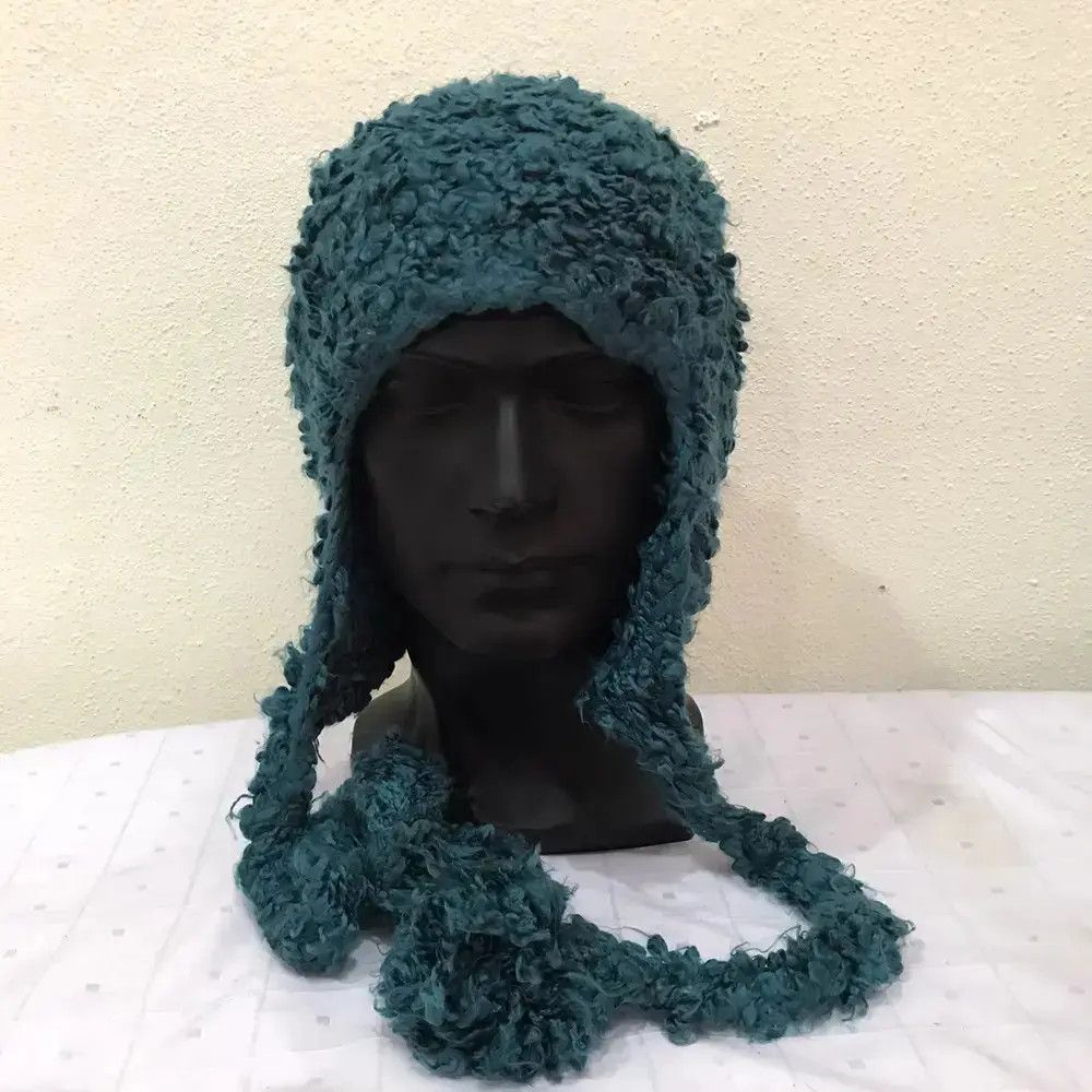 Japanese Brand Japanese Brand Knit Earflap Beanie Hat Size ONE SIZE - 3 Thumbnail