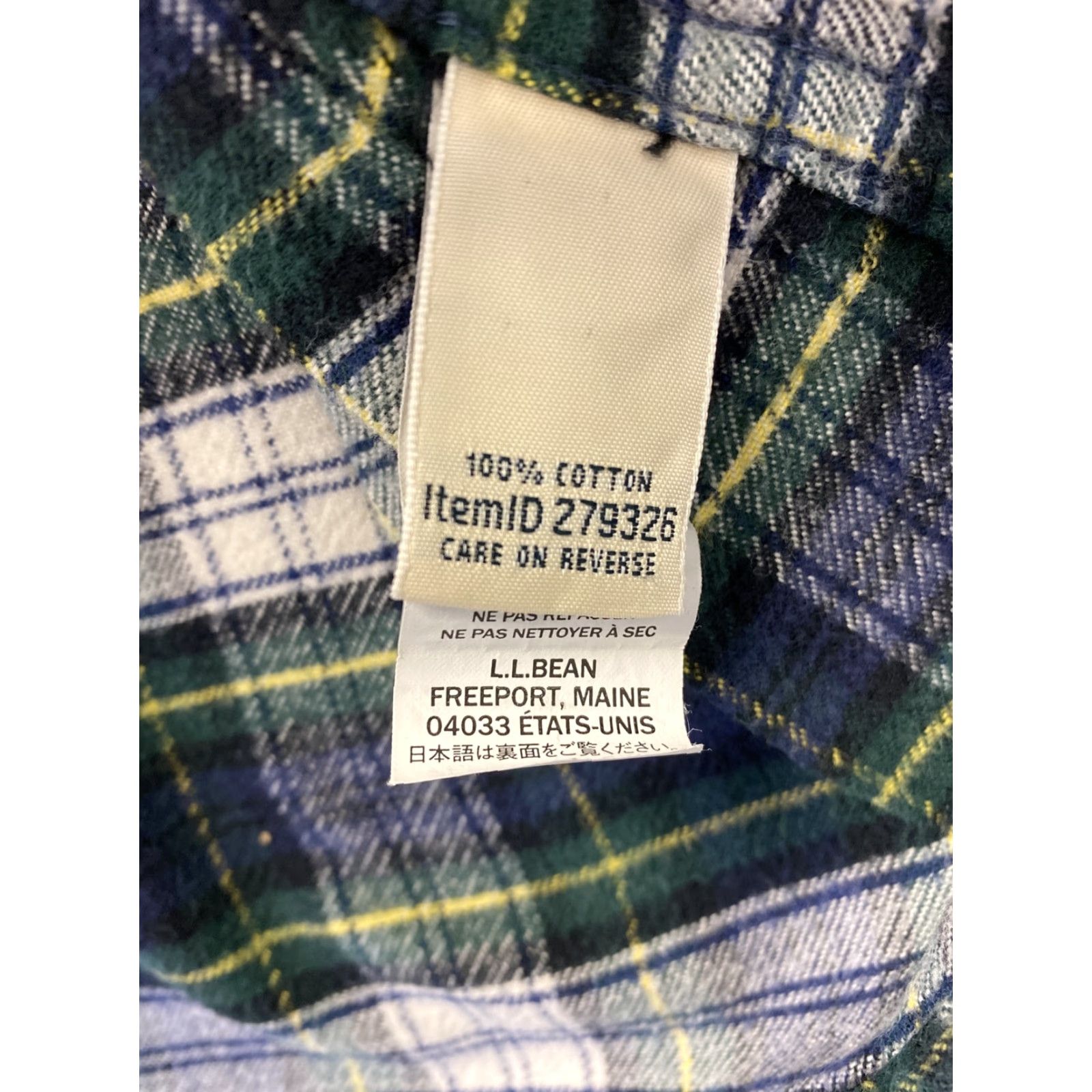 Vintage VINTAGE LL Bean Womens Petite Button Up Shirt Cotton Plaid Long Sleeve Casual Green M Size M / US 6-8 / IT 42-44 - 8 Thumbnail