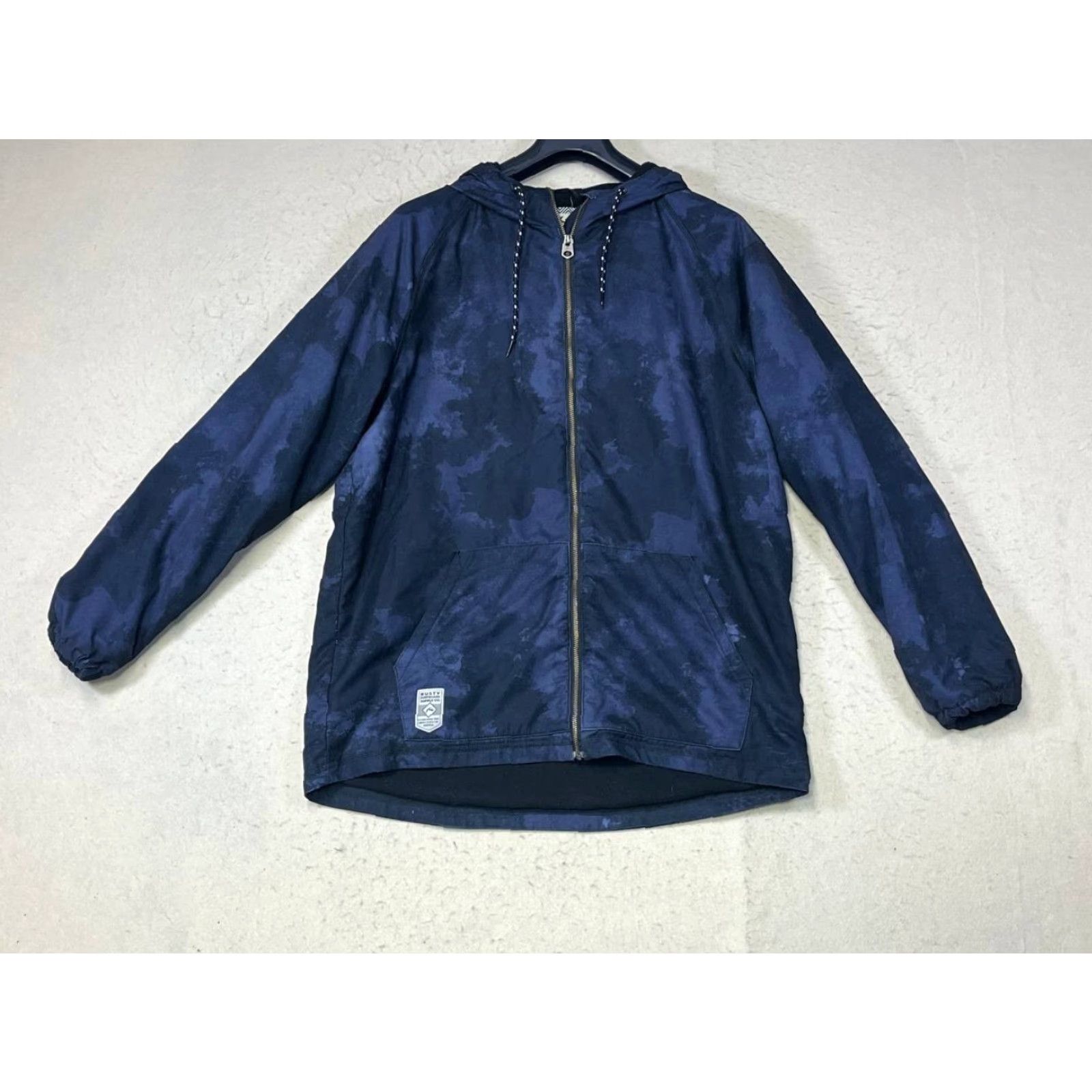 Rusty VINTAGE Rusty Hoodie Jacket Blue Hooded Zip Up XL Parka Mens XL Jacket Size US XL / EU 56 / 4 - 2 Thumbnail