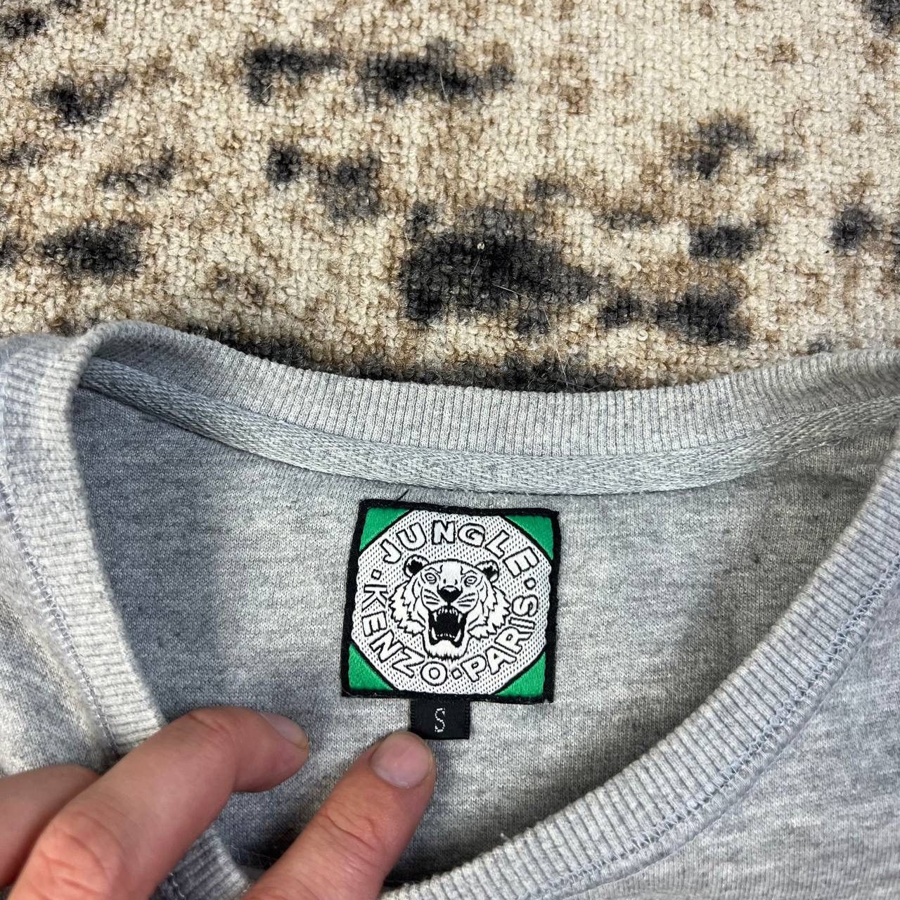 Kenzo Kenzo Paris Tiger Big Logo Luxury Sweatshirt Size US S / EU 44-46 / 1 - 5 Thumbnail