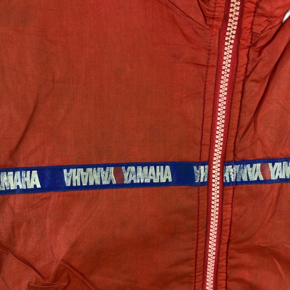 Yamaha Vintage 90’YAMAHA RACING TEAM Motorcycle Zipper Jacket Size US L / EU 52-54 / 3 - 3 Thumbnail