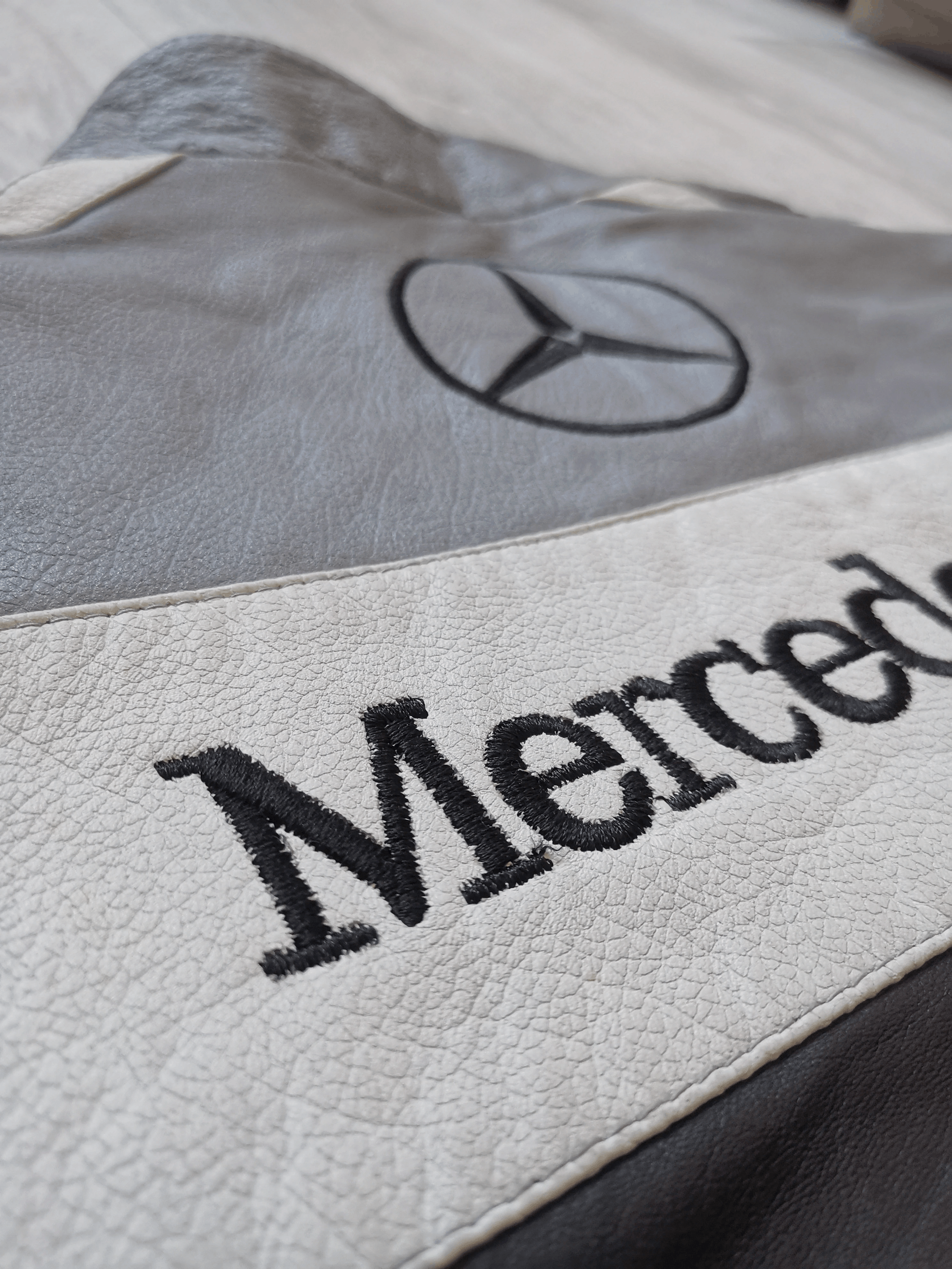 Vintage Mercedes X Mclaren Racing Leather Jacket Streetwear Size US XL / EU 56 / 4 - 7 Thumbnail