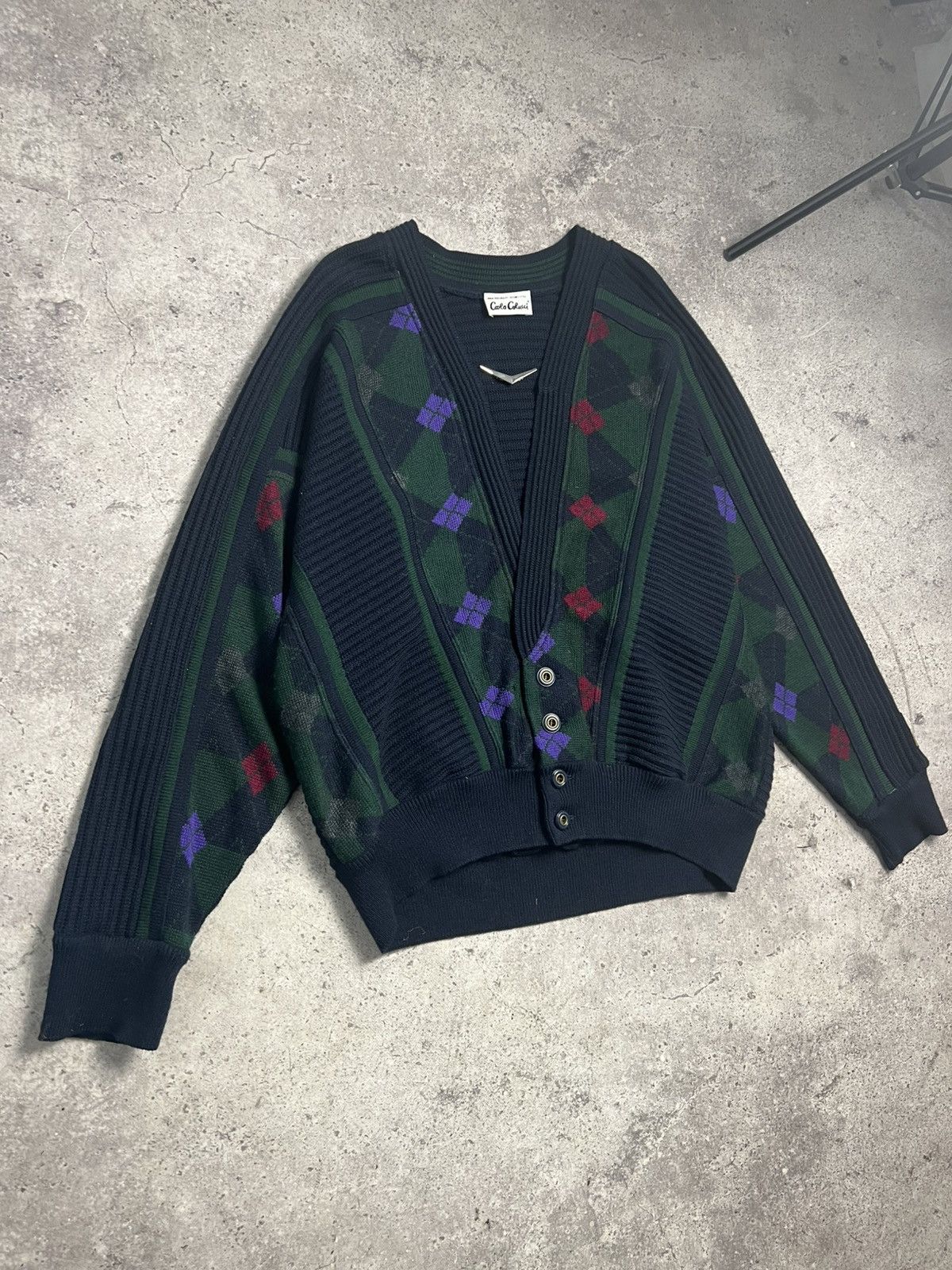 Carlo Colucci × Vintage 🔥 Rare Vintage CARLO COLUCCI Cardigan Sweater Size US L / EU 52-54 / 3 - 2 Thumbnail