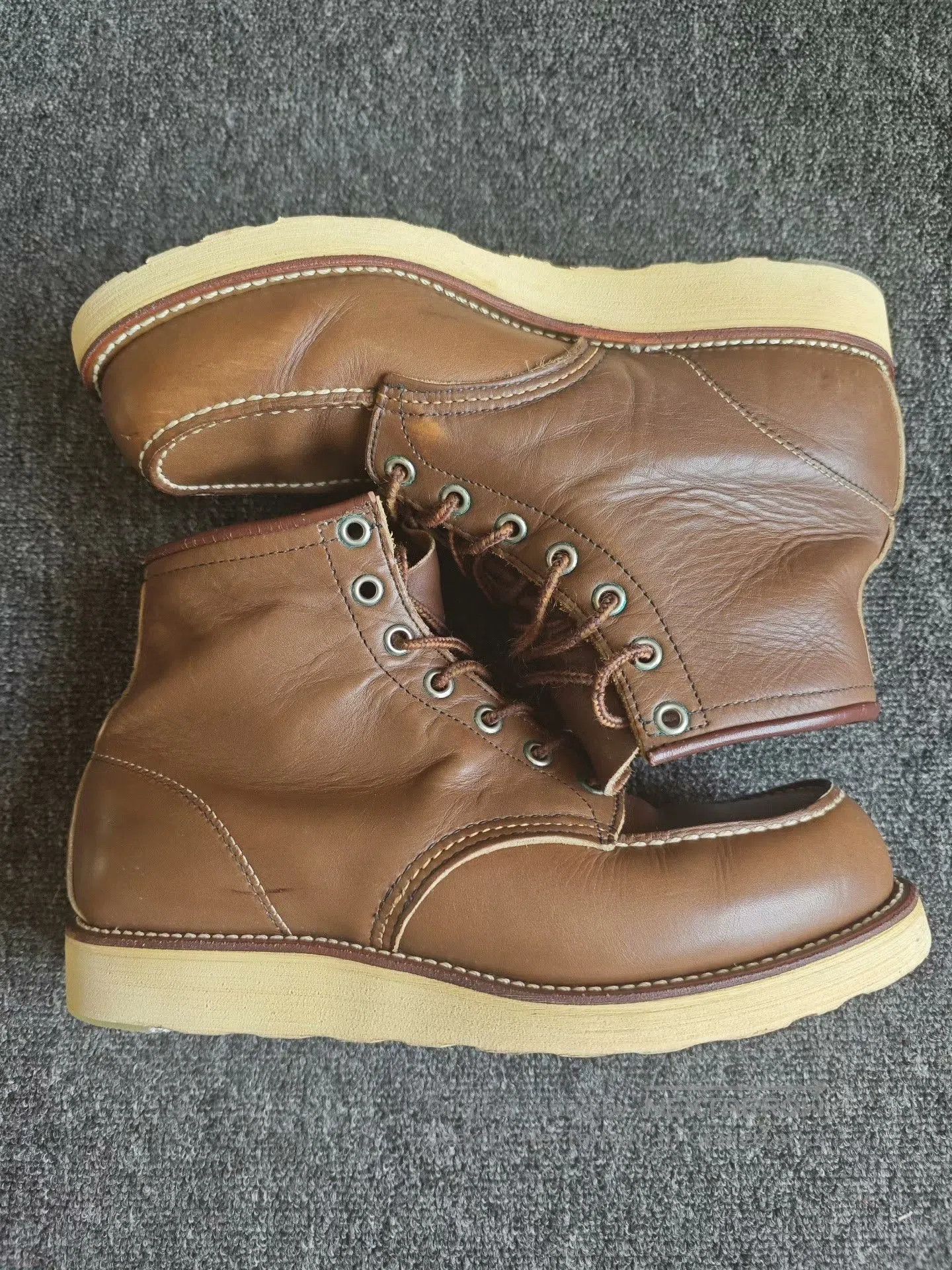 Red Wing Red Wing 8855 Chocolate Work Boots. Size US 8 / EU 41 - 4 Thumbnail