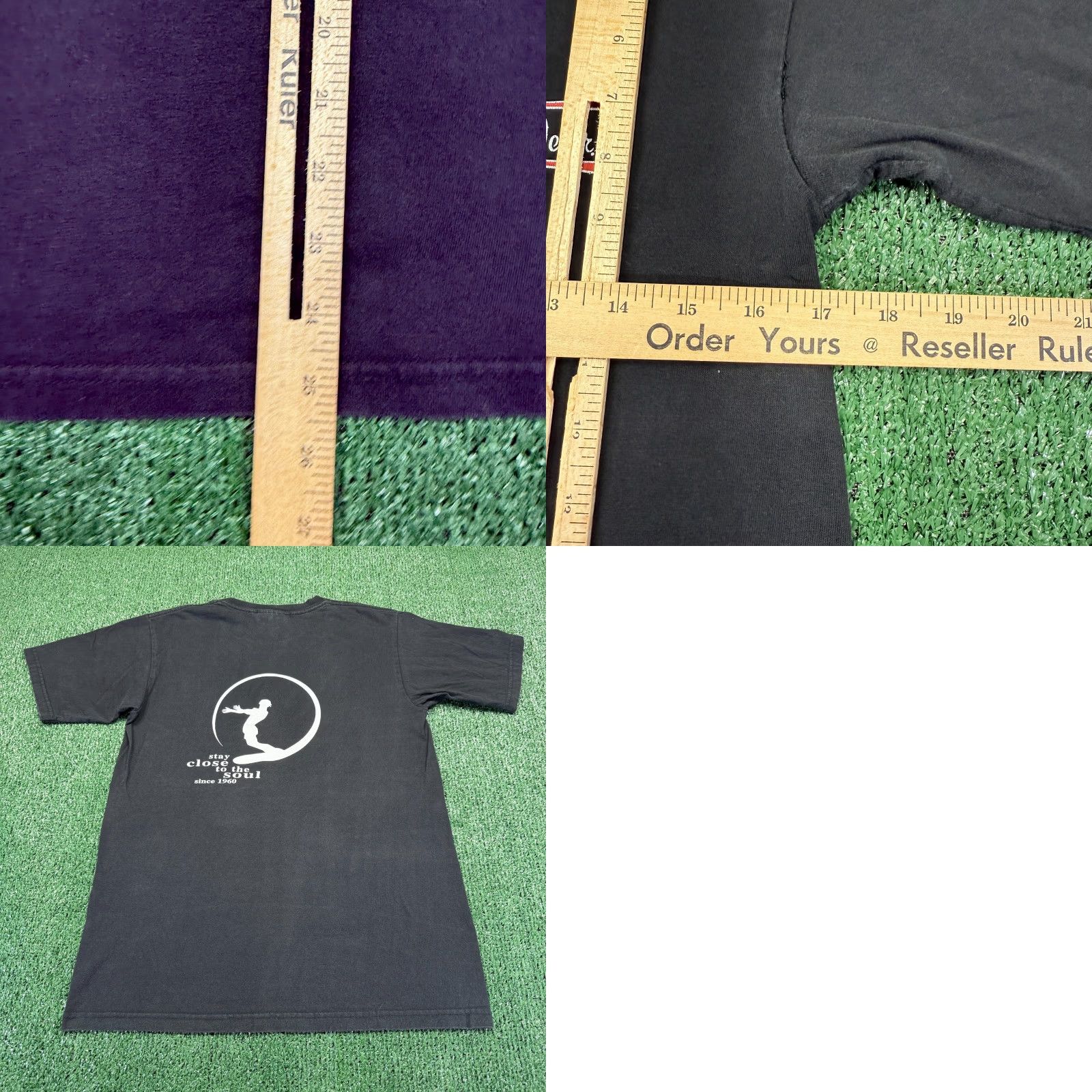 Vintage VINTAGE Dewey Weber Surf Shirts Men S Black Short Sleeve T-Shirt 90s Surfing Graphic Print Size US S / EU 44-46 / 1 - 8 Thumbnail
