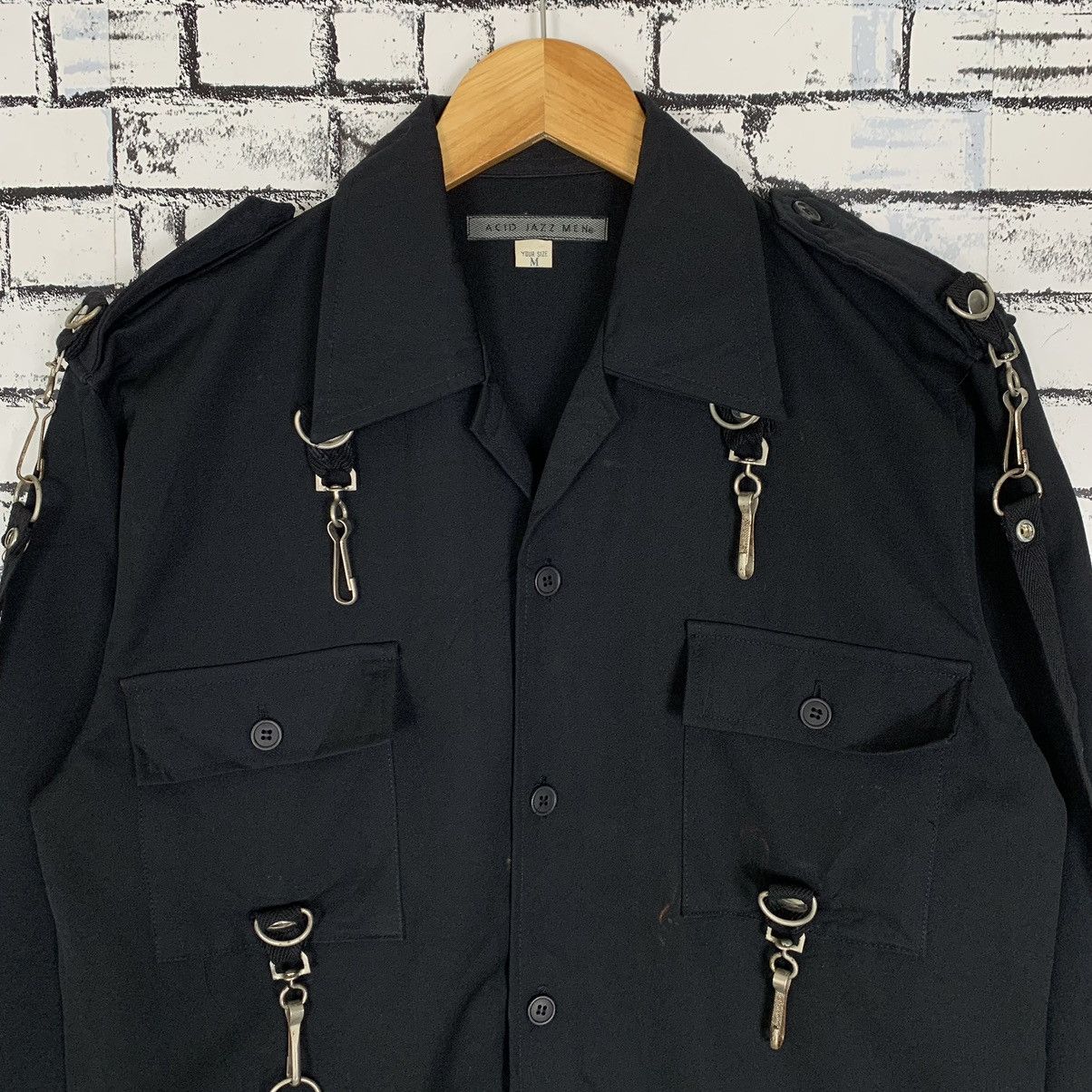 Seditionaries Acid Jazz Men Design Punk Bondage Shirt Size US M / EU 48-50 / 2 - 2 Thumbnail