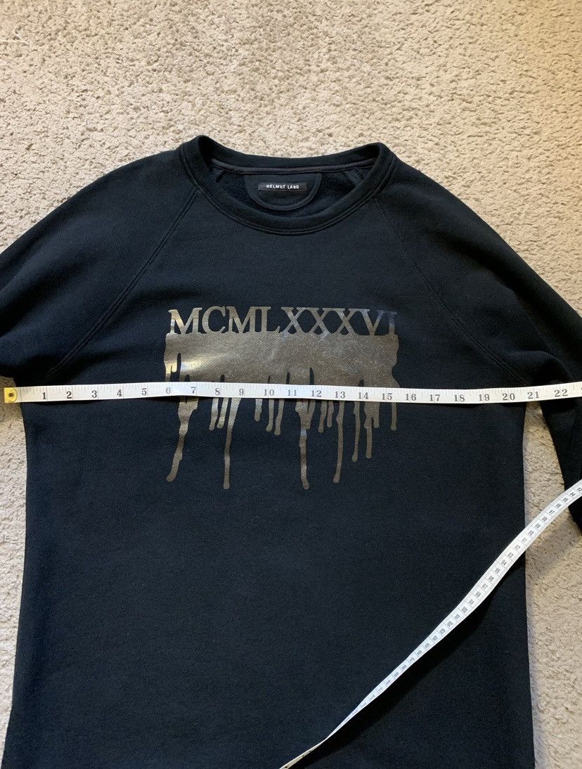 Helmut Lang HELMUT LANG (1986) ROMAN NUMERALS SWEATSHIRT Size US M / EU 48-50 / 2 - 18 Thumbnail
