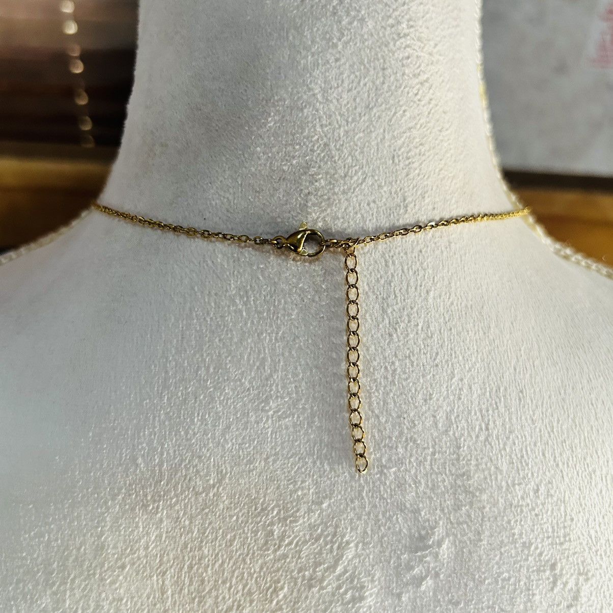 Handmade Handcrafted vintage beaded glass crystal drop necklace Size ONE SIZE - 4 Thumbnail