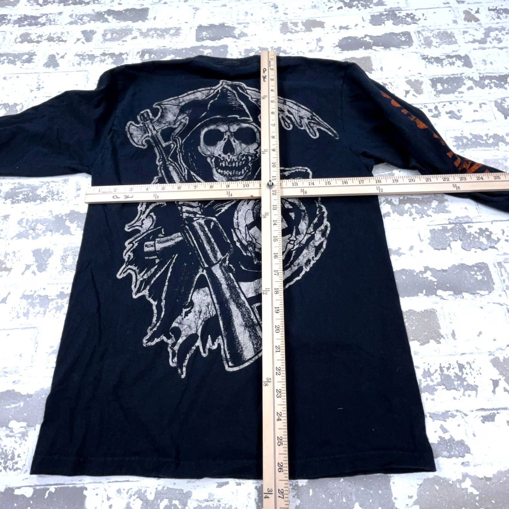 Vintage Sons Of Anarchy Shirt Men Small Black Biker Tee Grim Reaper Size US S / EU 44-46 / 1 - 7 Thumbnail