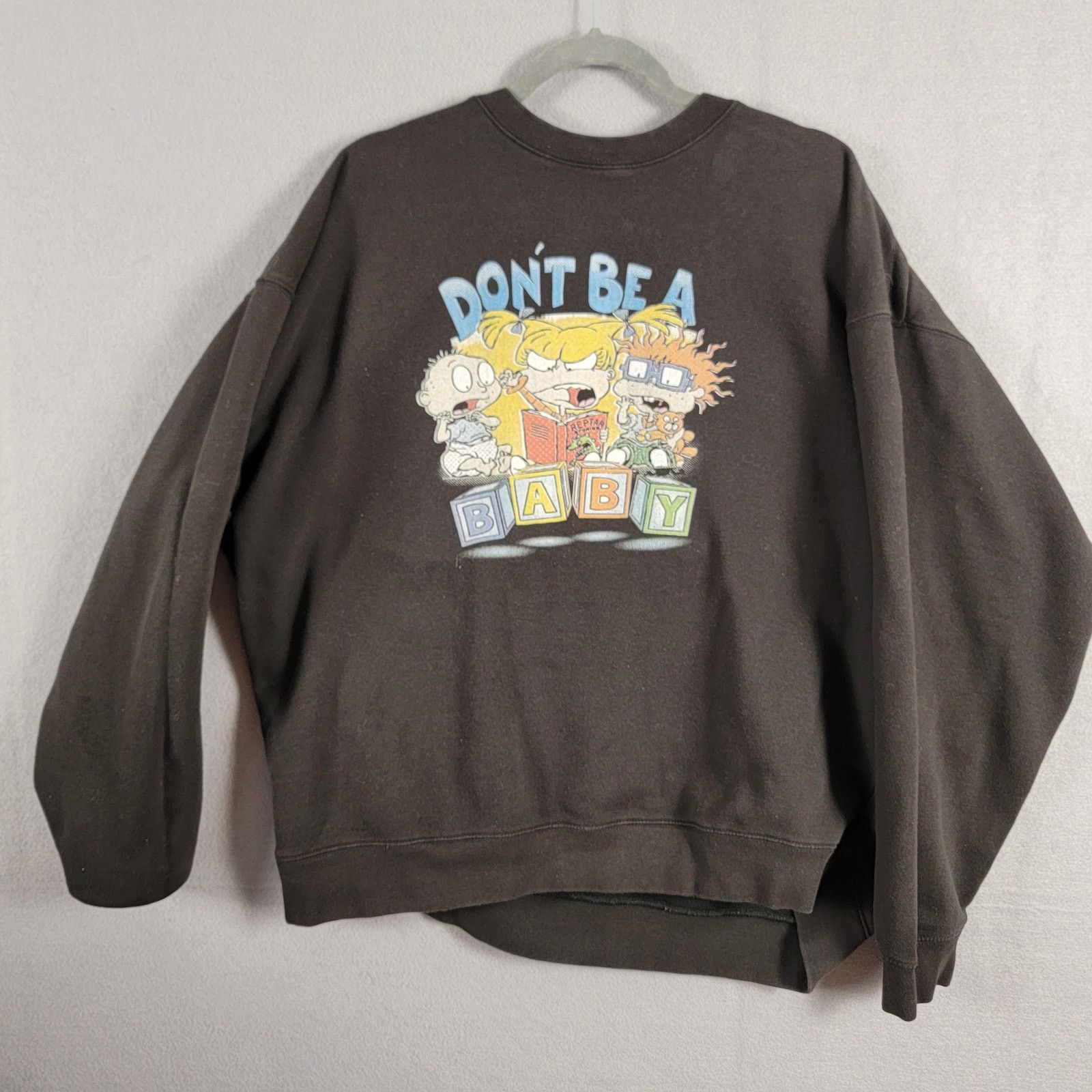 Delta Rugrats Vintage Pullover Black Delta Tag Sz 2XL Mens (270) Size US XXL / EU 58 / 5 - 1 Thumbnail